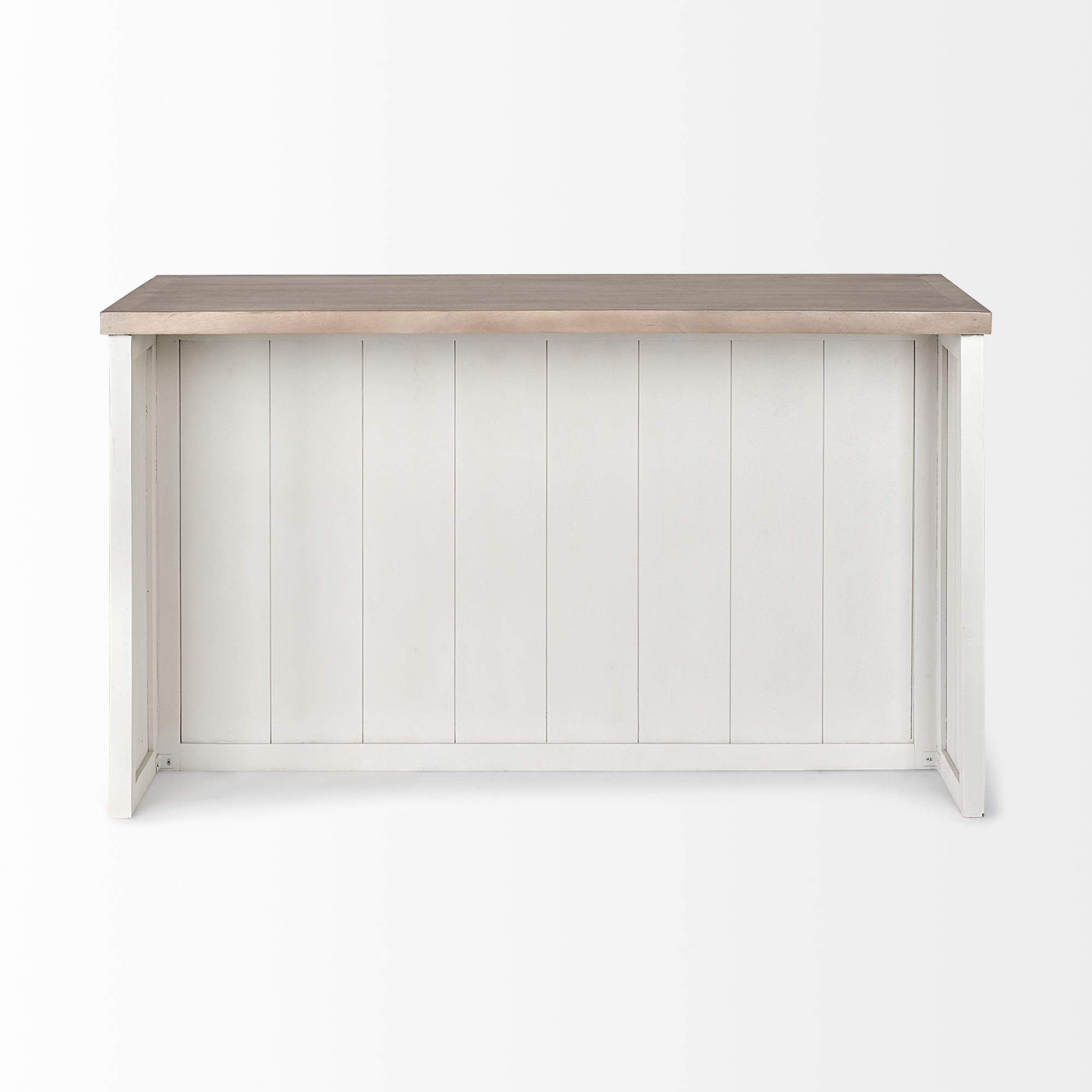 Mercana - Fairview Kitchen Island in White/Brown