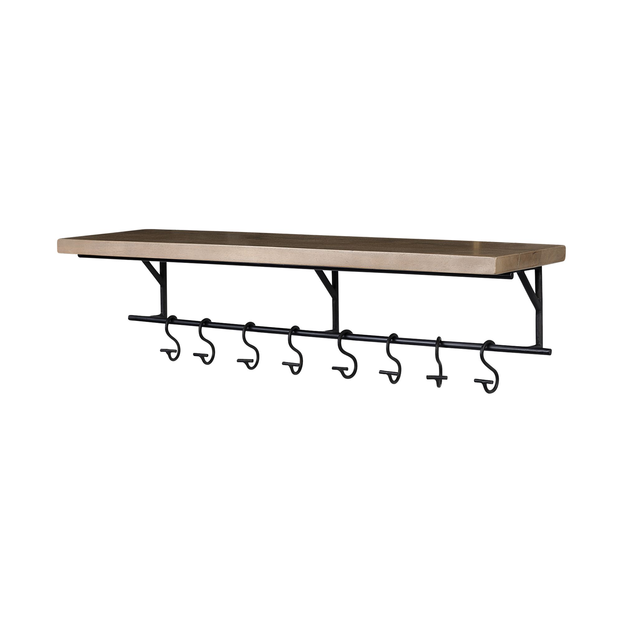 Mercana - Schutt Wall Mounted Wooden Shelf