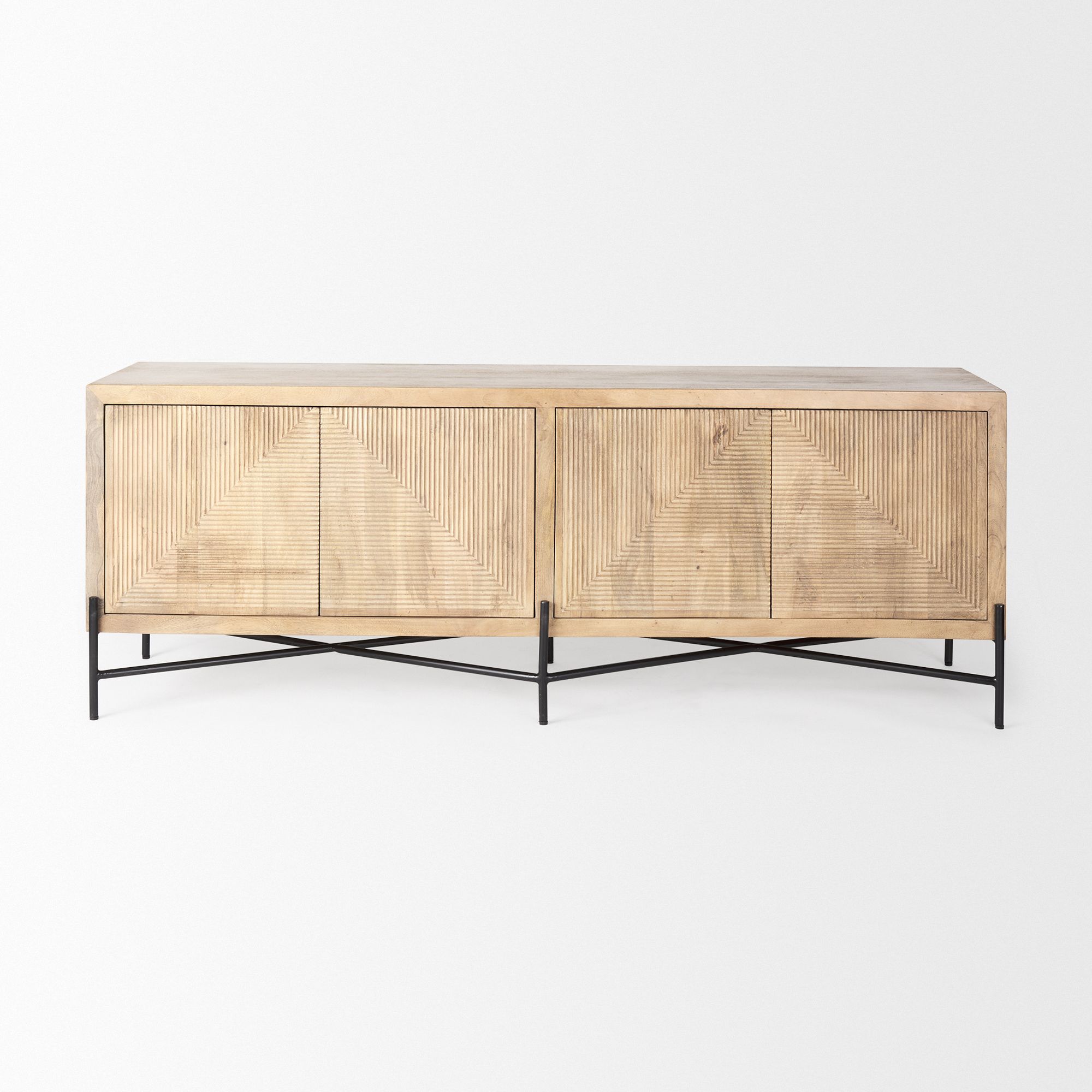 Mercana Cairo Sideboard - Brown, Wood/Metal