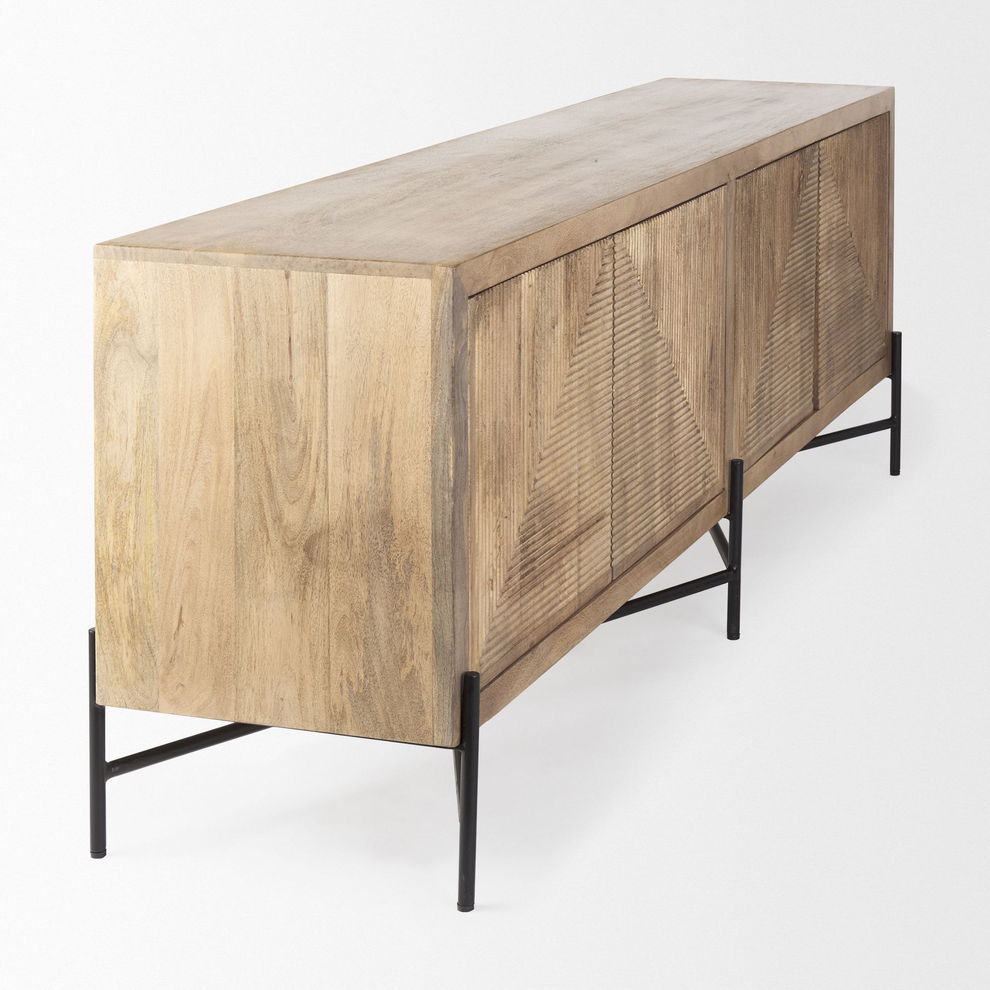 Mercana Cairo Sideboard - Brown, Wood/Metal