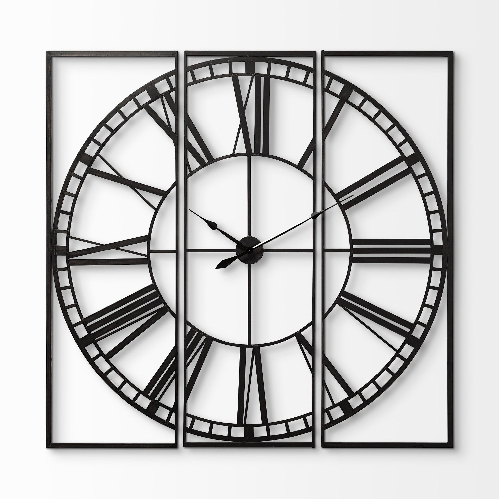 Mercana - Norwood 60" Square Oversized Industrial Wall Clock