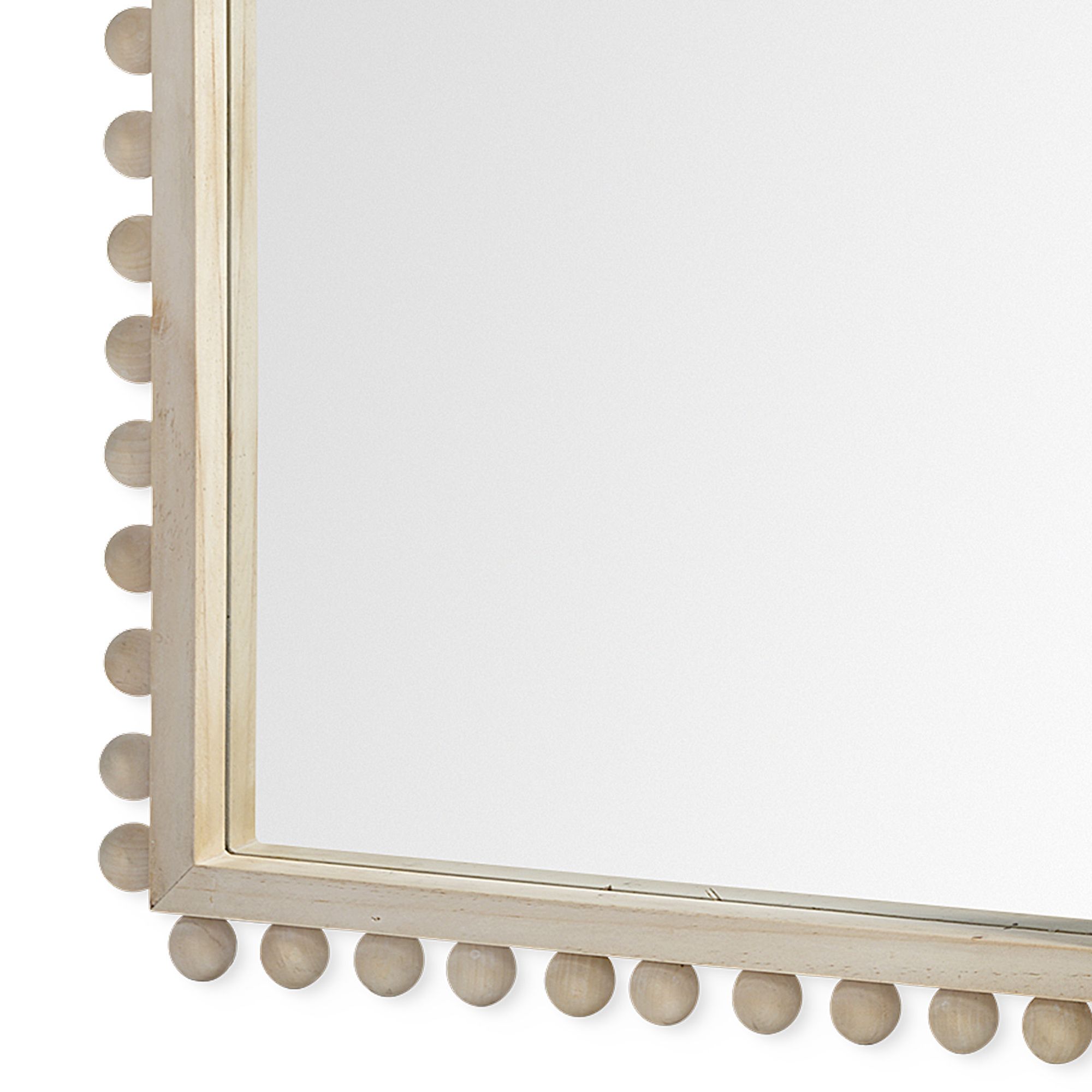 Mercana Leeds Wood Arch Frame Mirror - Natural