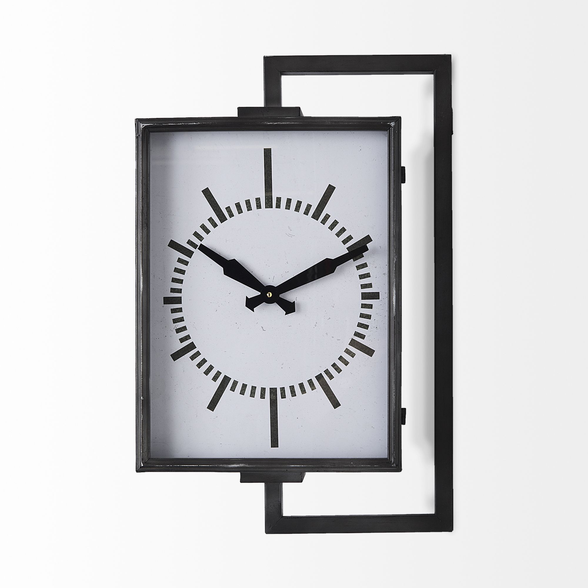 Mercana - Hagar Rectangular Large Industrial Wall Clock