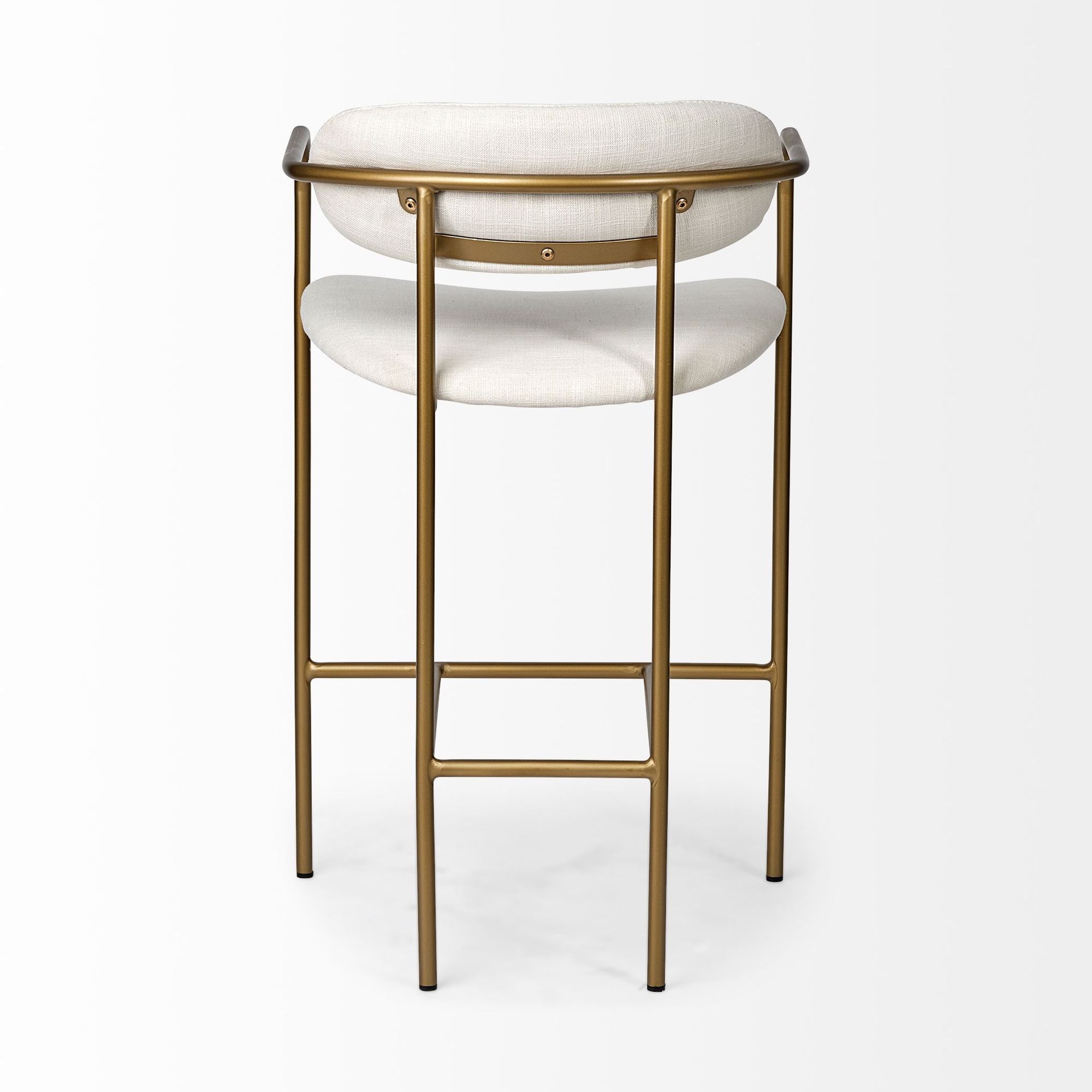 Mercana Parker 36" Counter Stool - Cream/Gold