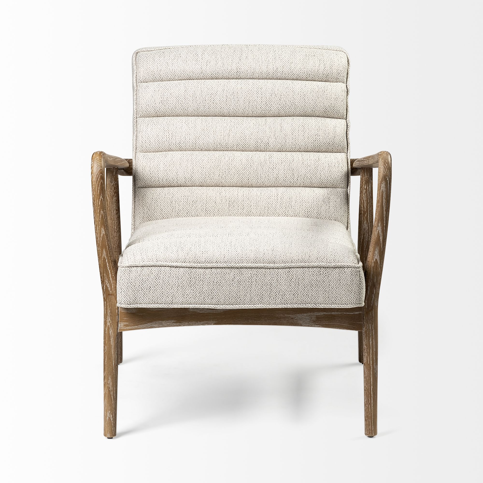 Mercana - Ajax II Accent Chair in Cream, Fabric