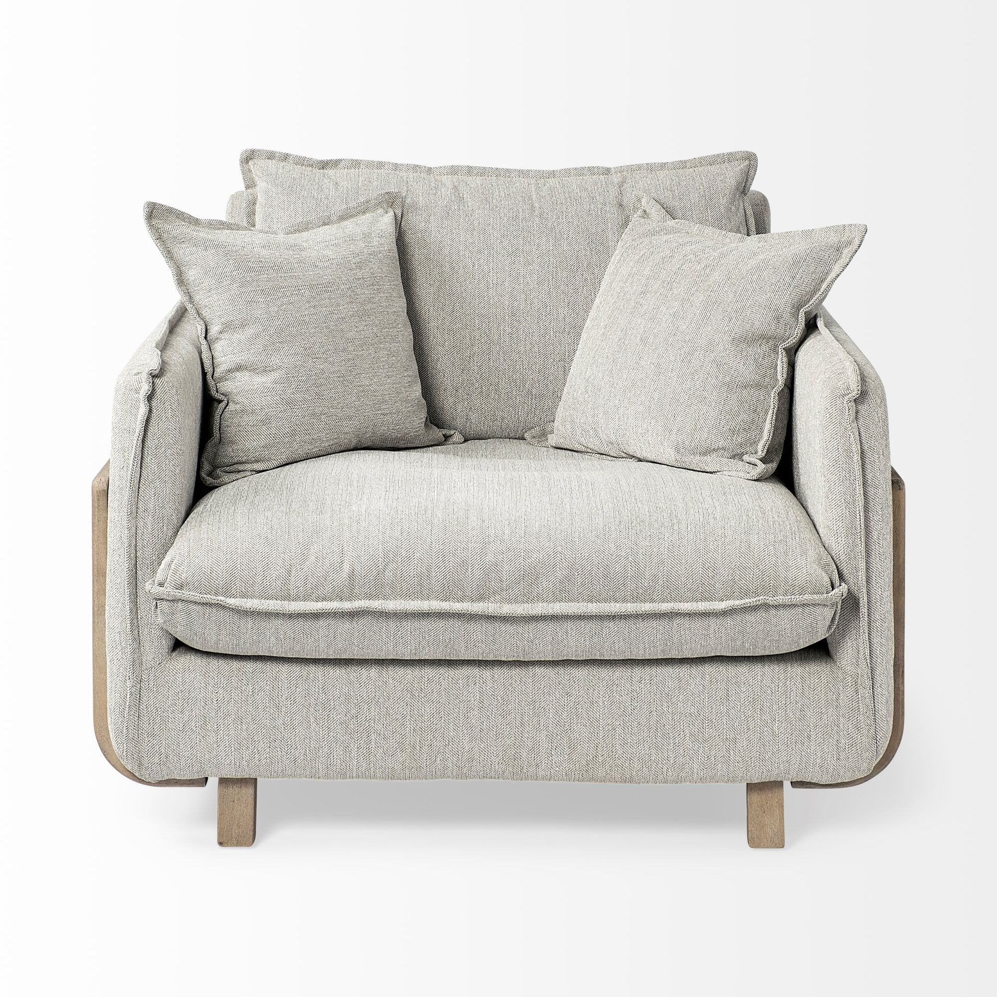 Mercana Roy II Accent Chair - Frost Gray