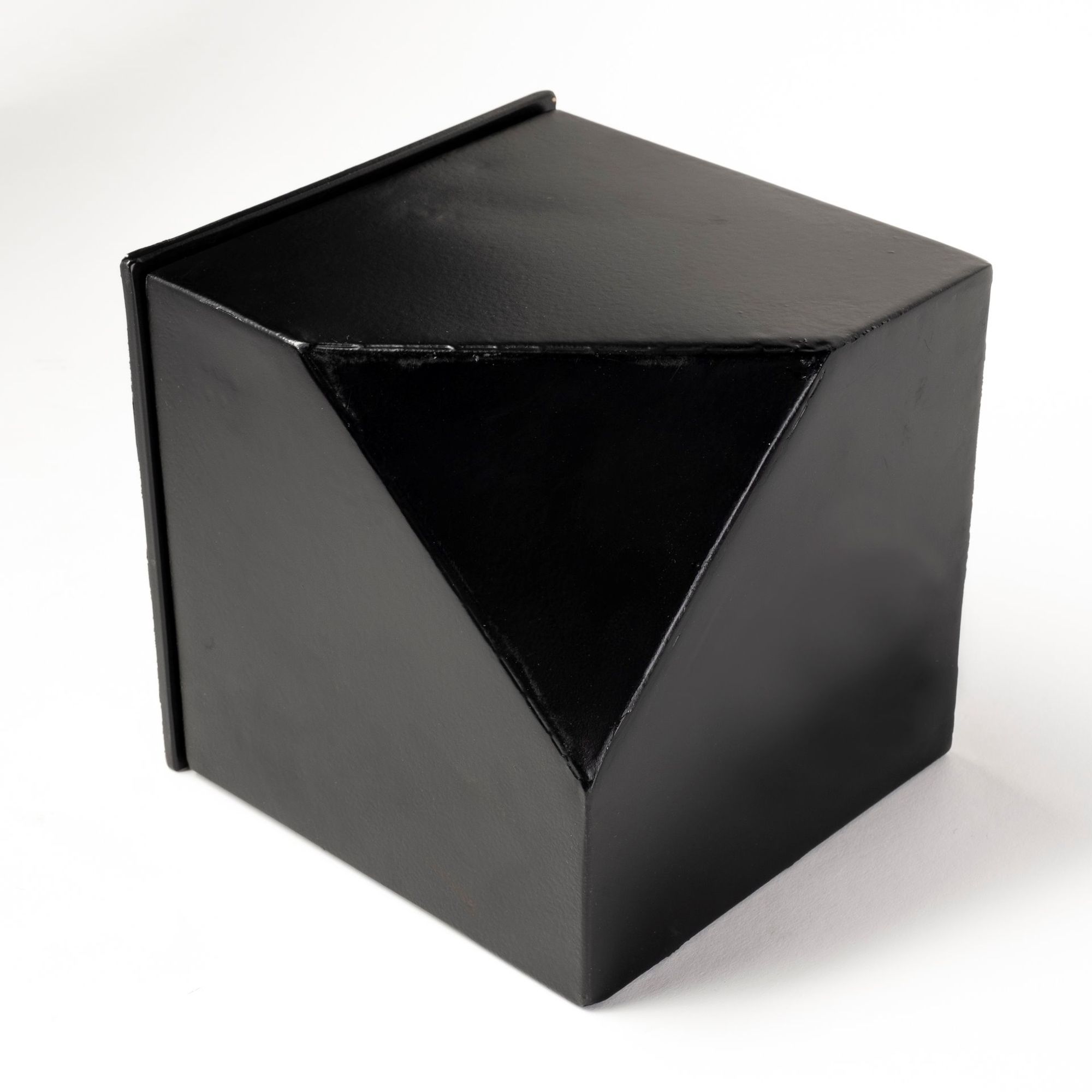 Mercana Ralph II Metal Cube Table Clock - Black