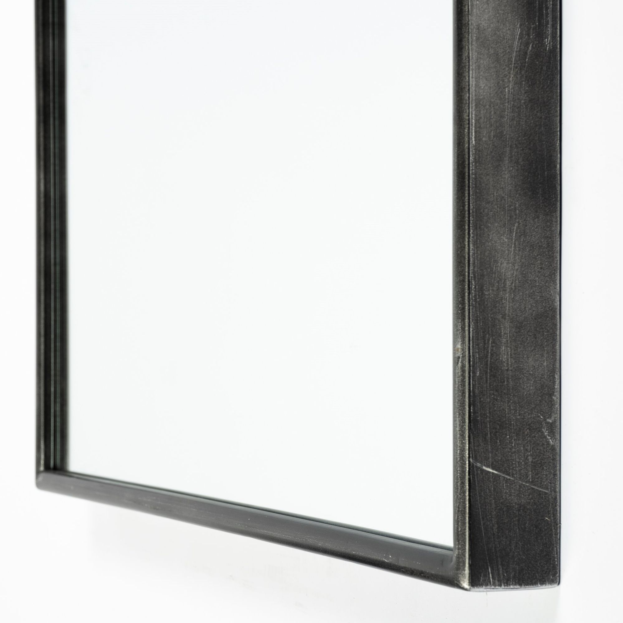 Mercana Agatha Rounded Arch Frame Full Length Mirror - Black