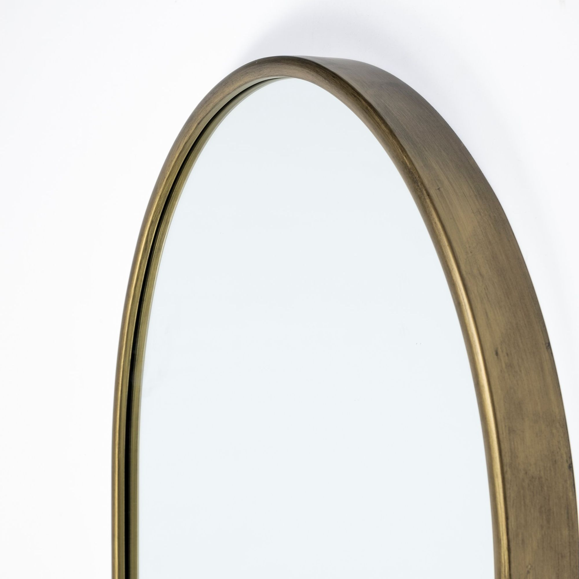 Mercana Agatha Rounded Arch Frame Full Length Mirror - Gold