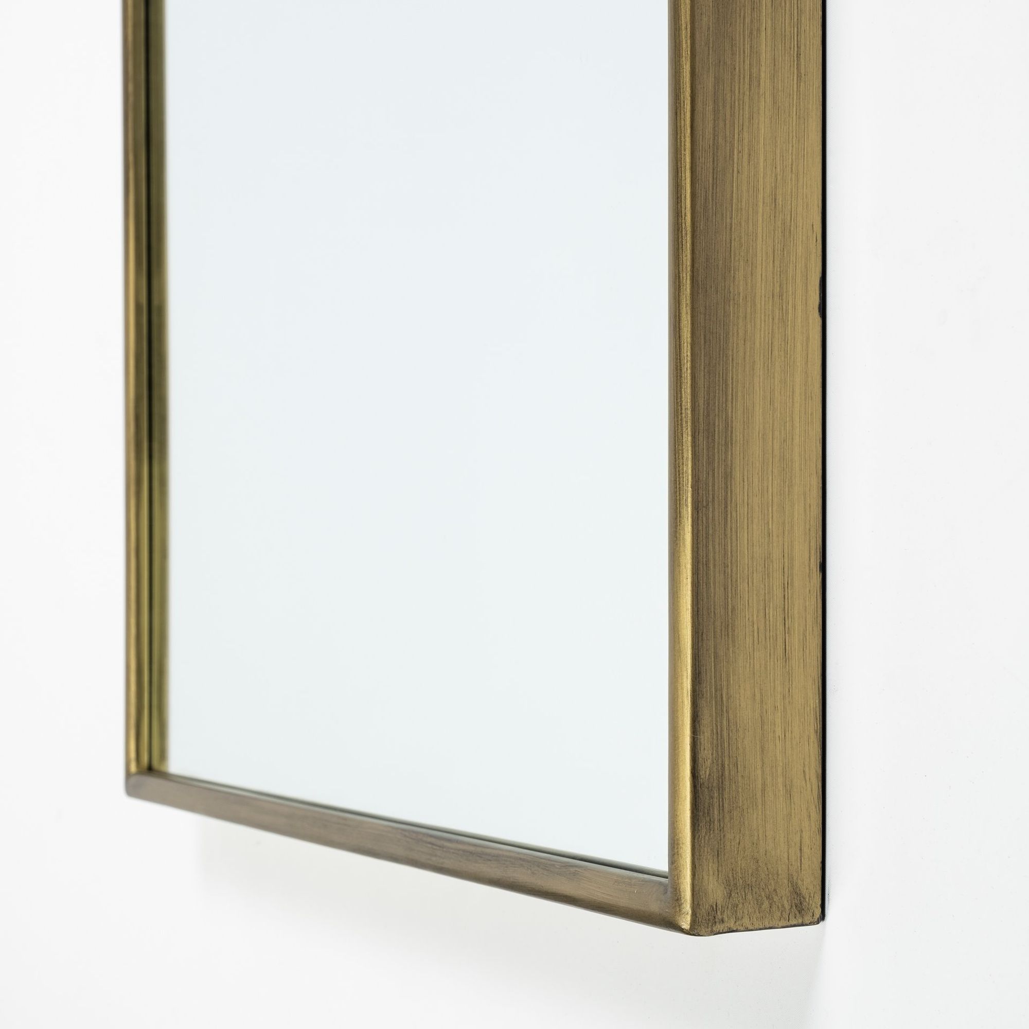 Mercana Agatha Rounded Arch Frame Full Length Mirror - Gold