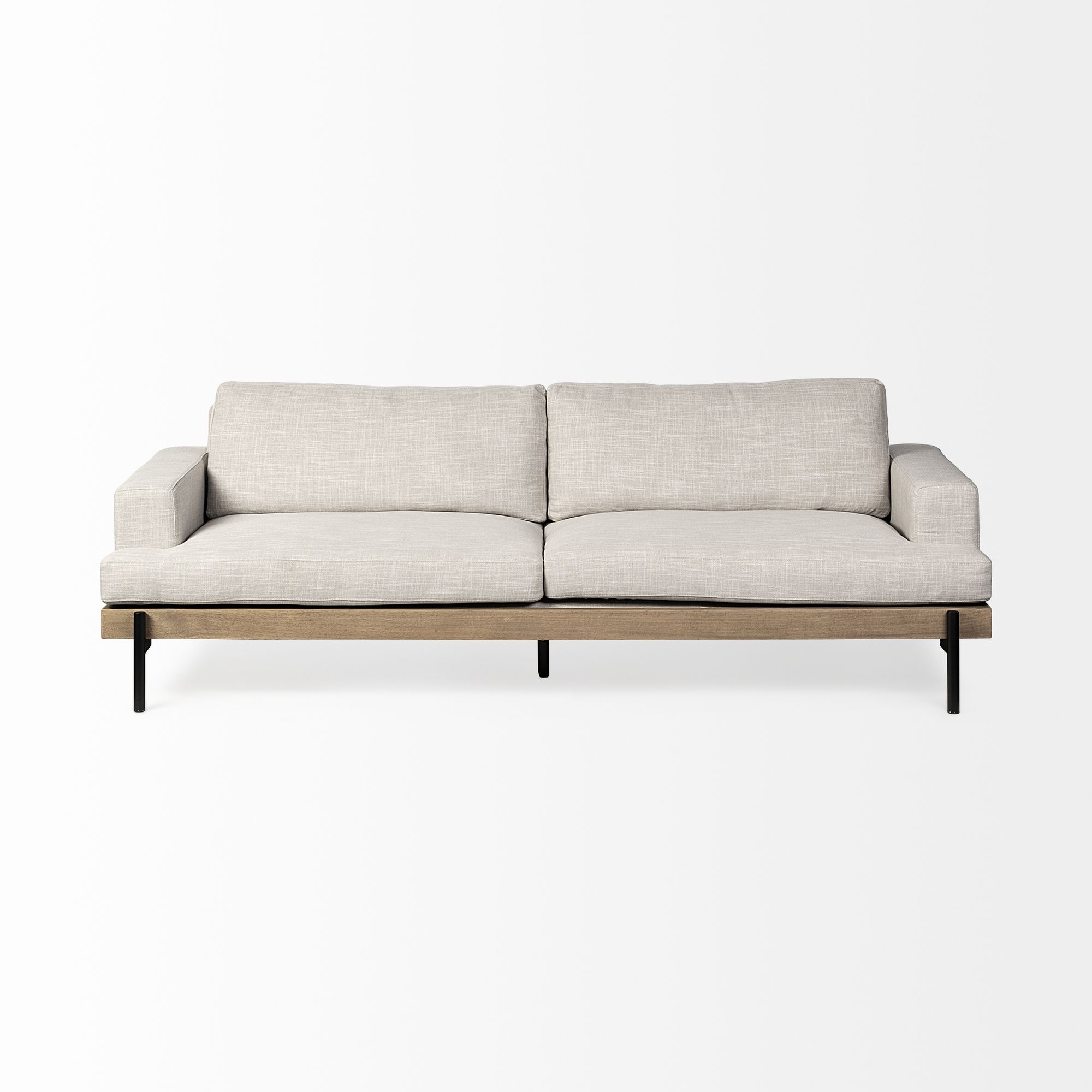 Mercana Colburne 3 Seater Sofa - Beige, Fabric