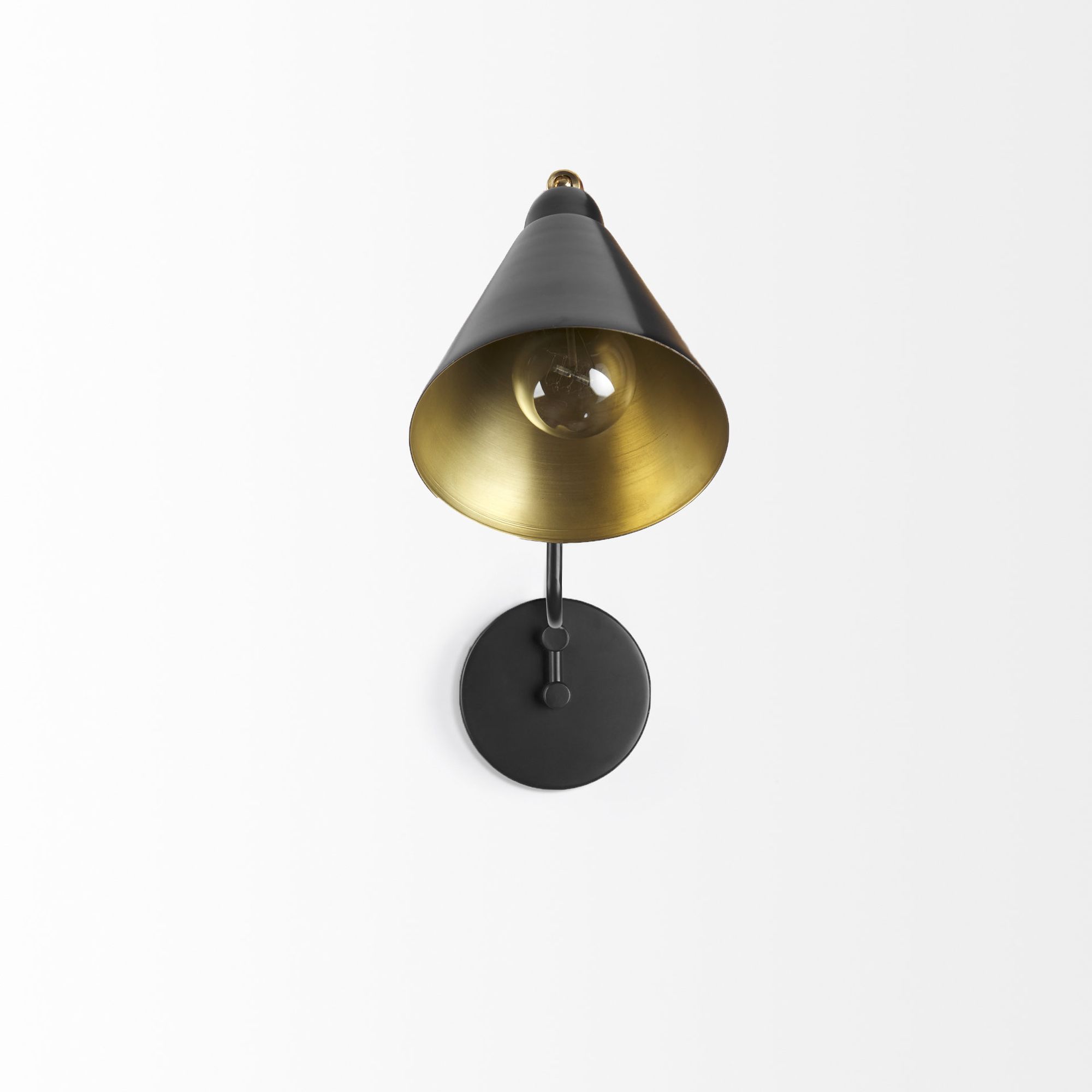 Mercana - Cobalt 6L x 32W Black Metal Cone Shaped Swivel Wall Sconce