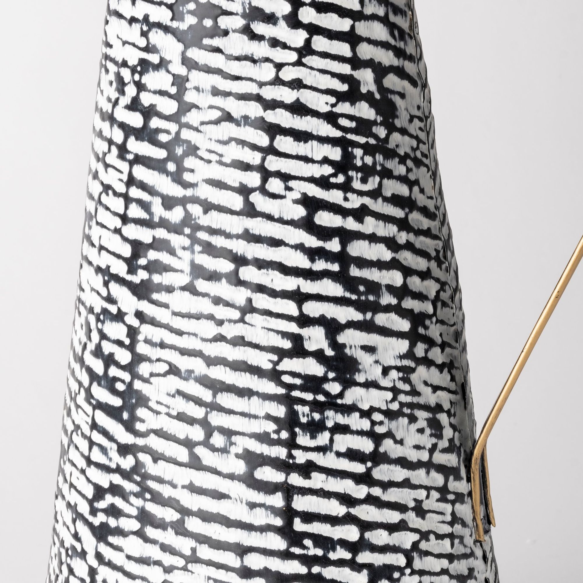 Mercana Colette Patterned Vase - Black/White, Small