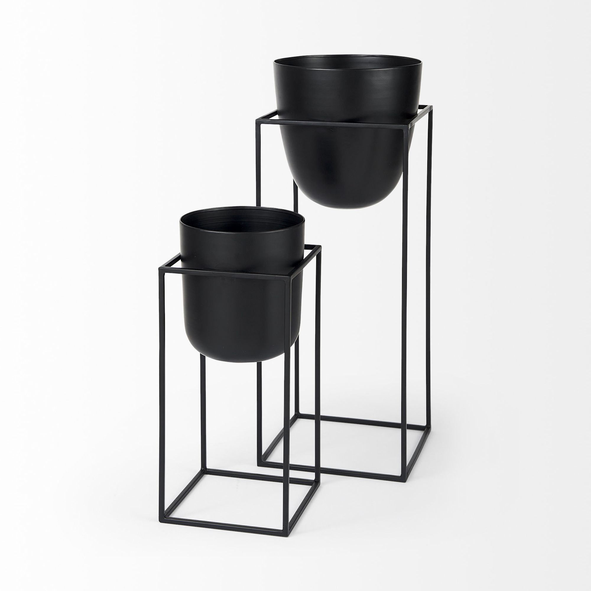 Mercana - Bumble Black Plant Stands (Set of 2)