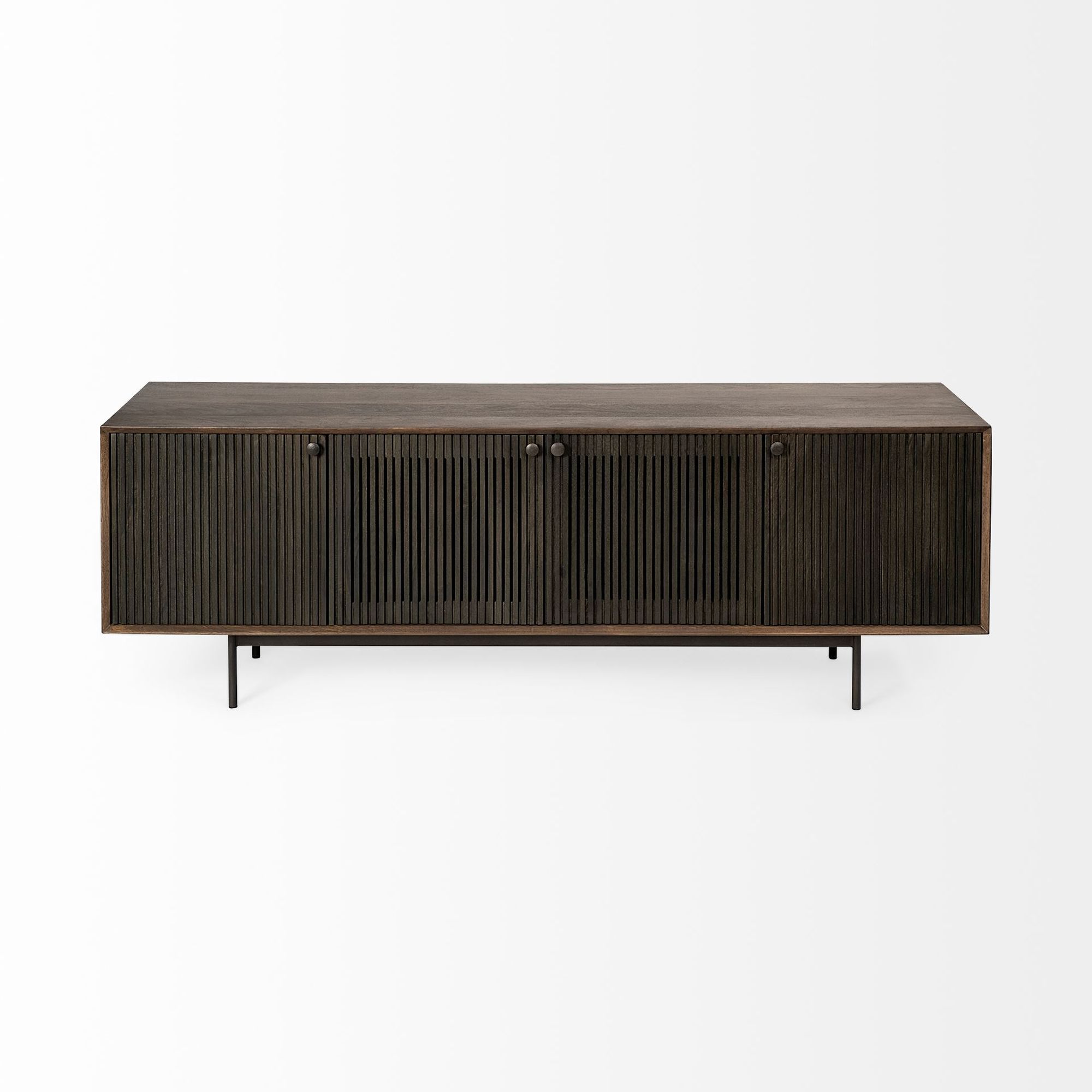 Mercana - Grace Media Console in Brown, Wood