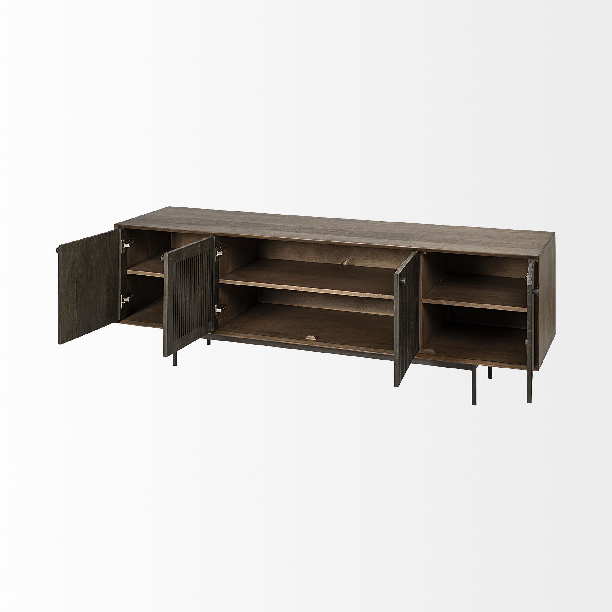 Mercana - Grace Media Console in Brown, Wood