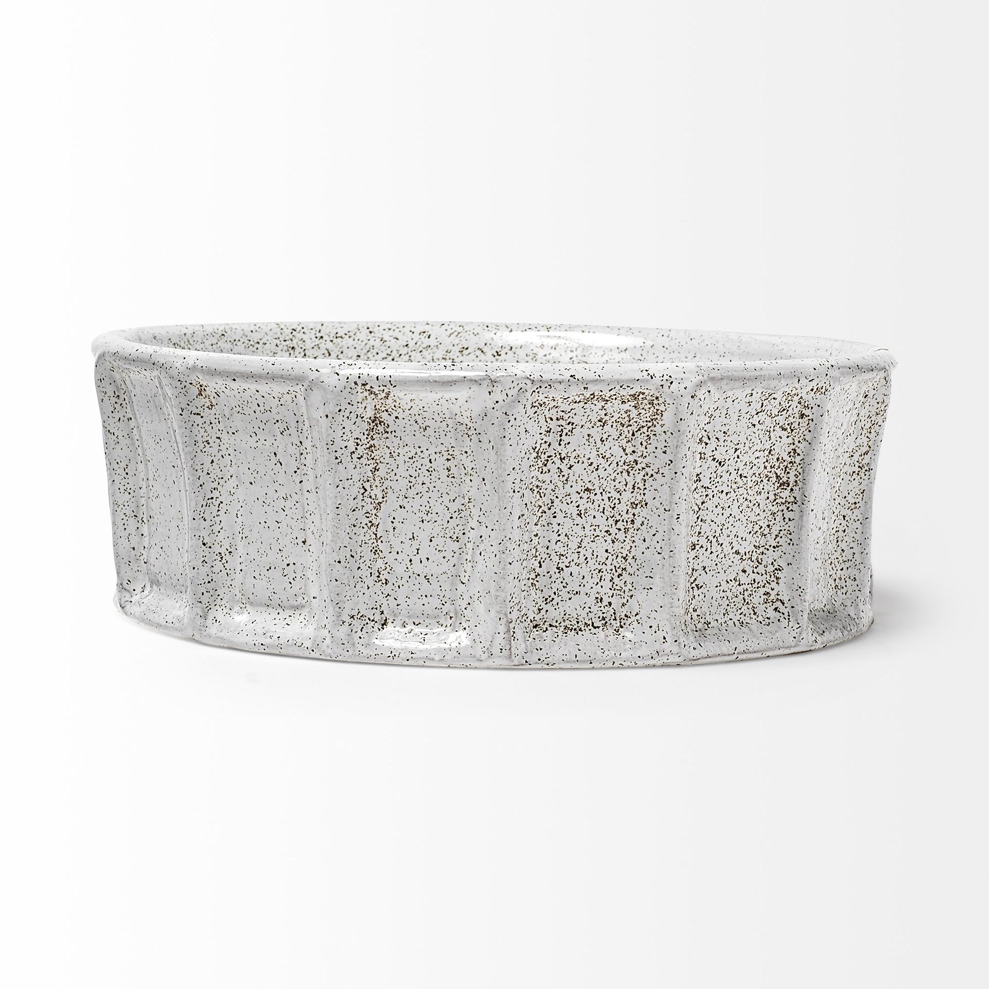 Mercana Silone Ceramic Bowl - White, Small