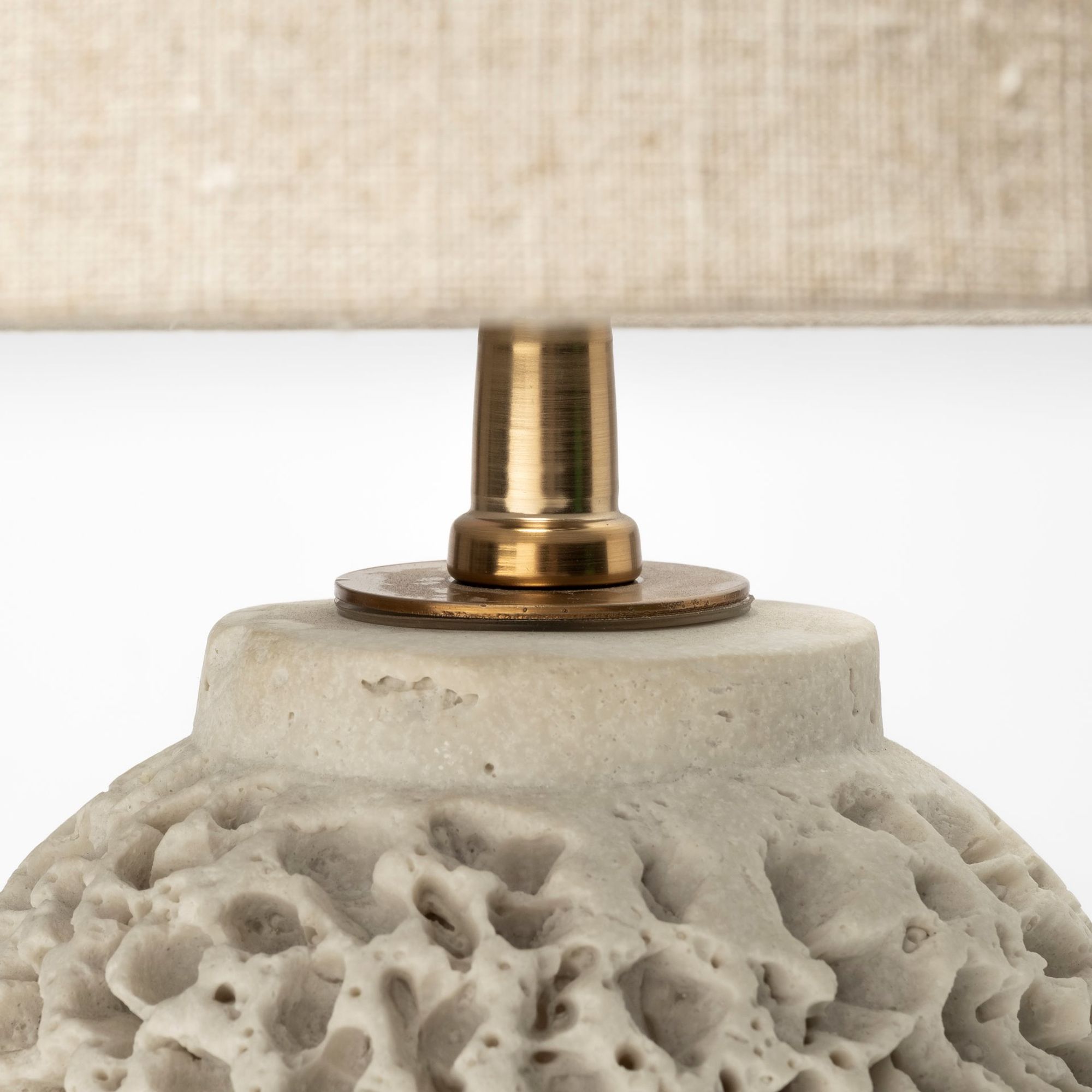 Mercana - Mariam (26"H) Beige Coral-Inspired Base Table Lamp