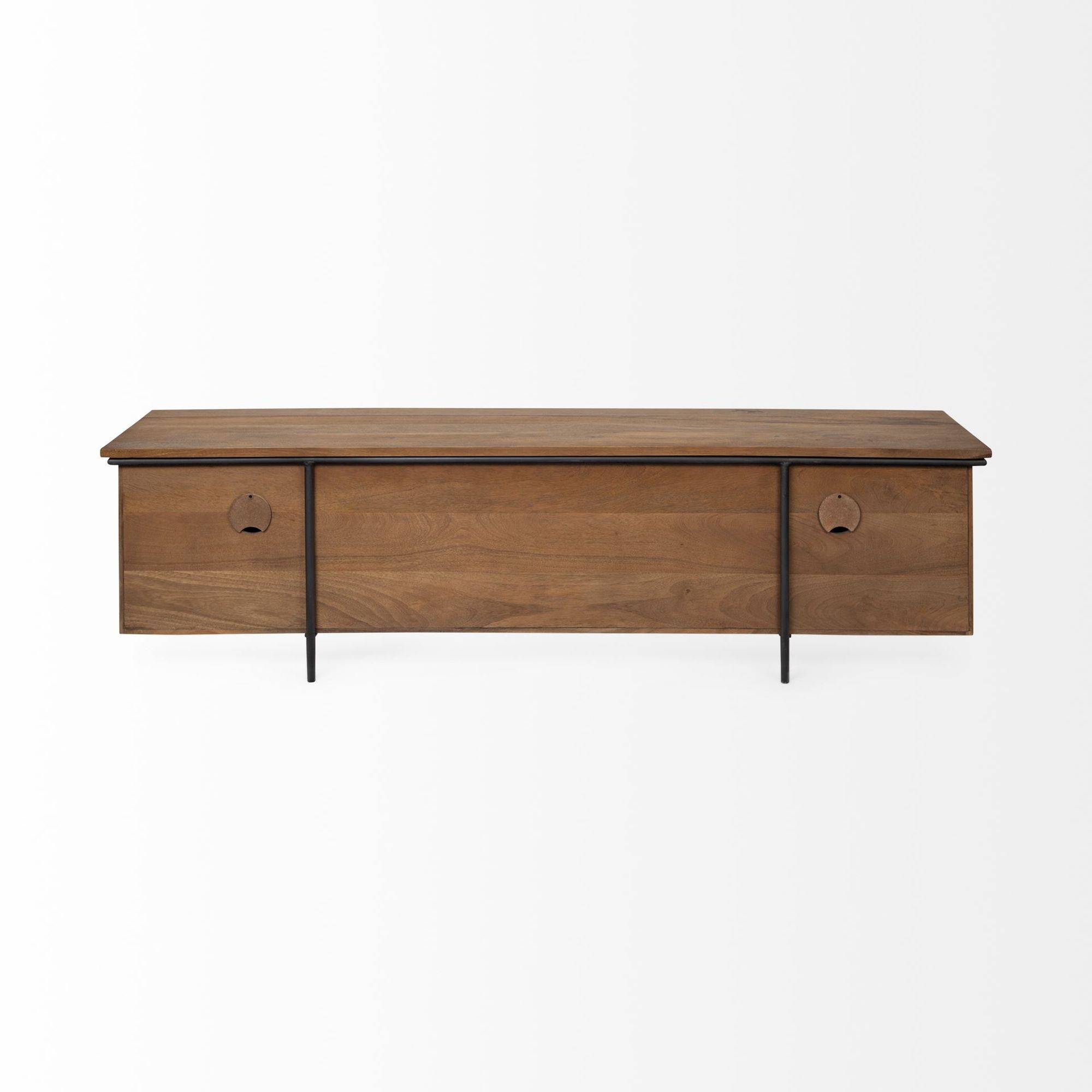 Mercana - Maddox Media Console in Brown, Wood