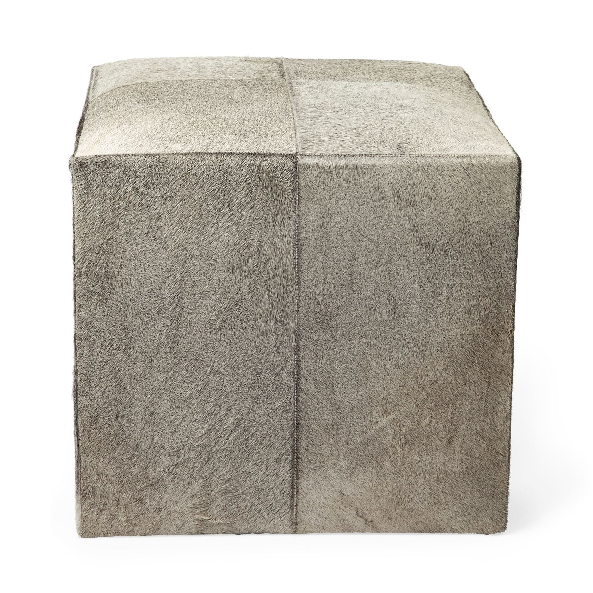 Mercana Zahavi Square Ottoman - Gray