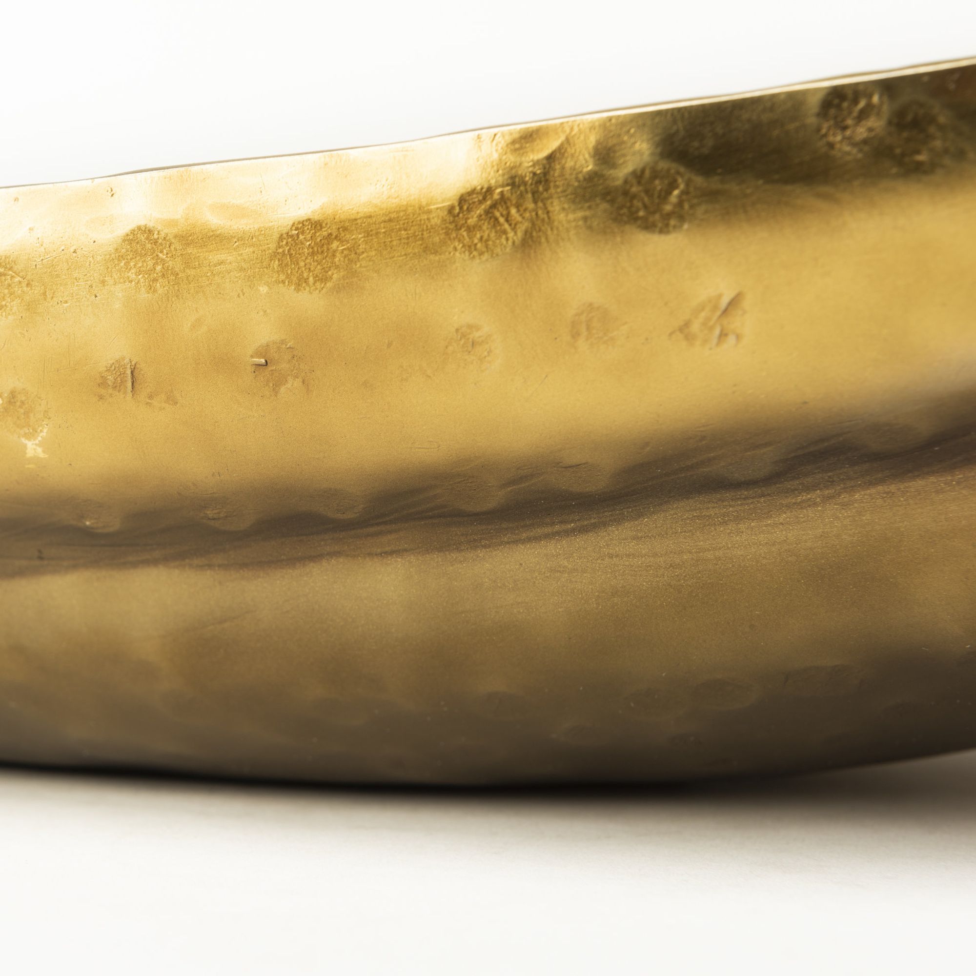 Mercana - Karmen Gold Hammered Oversized Bowls (Set of 2)