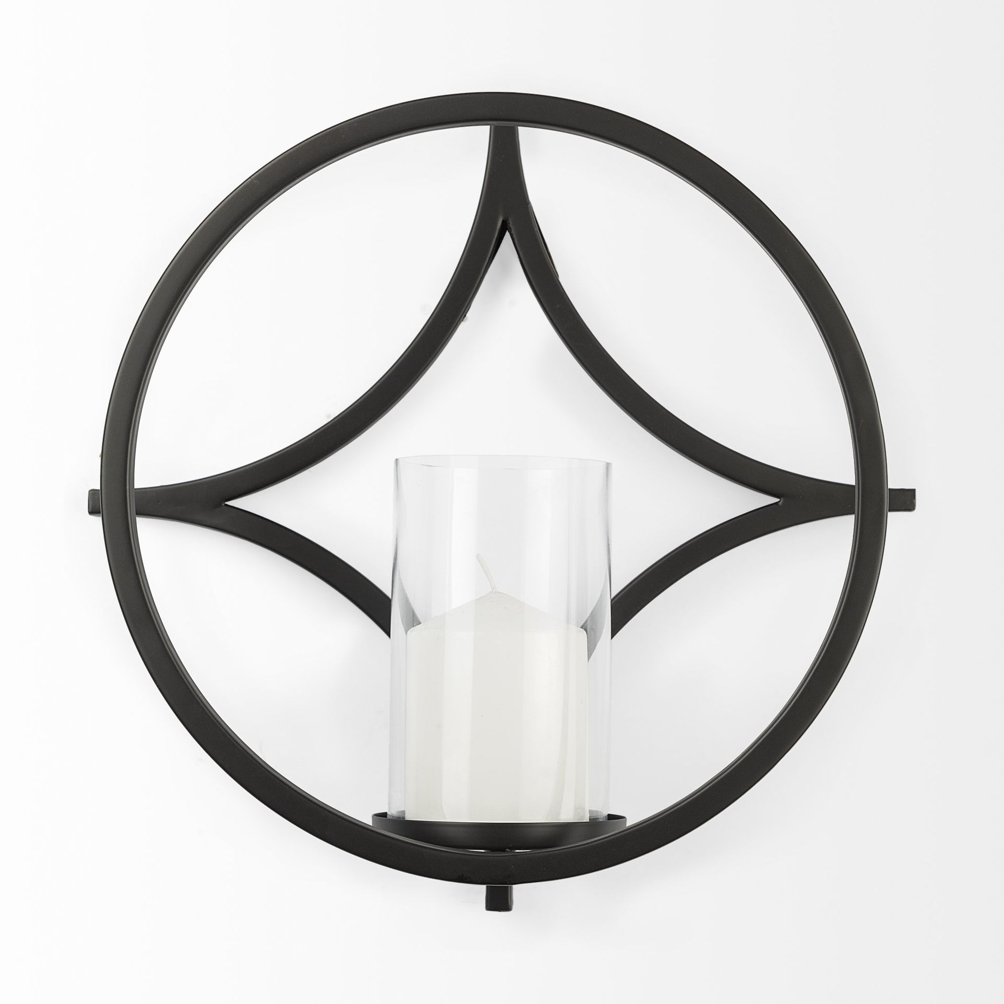 Mercana - Lyra Black Wall Candle Holder