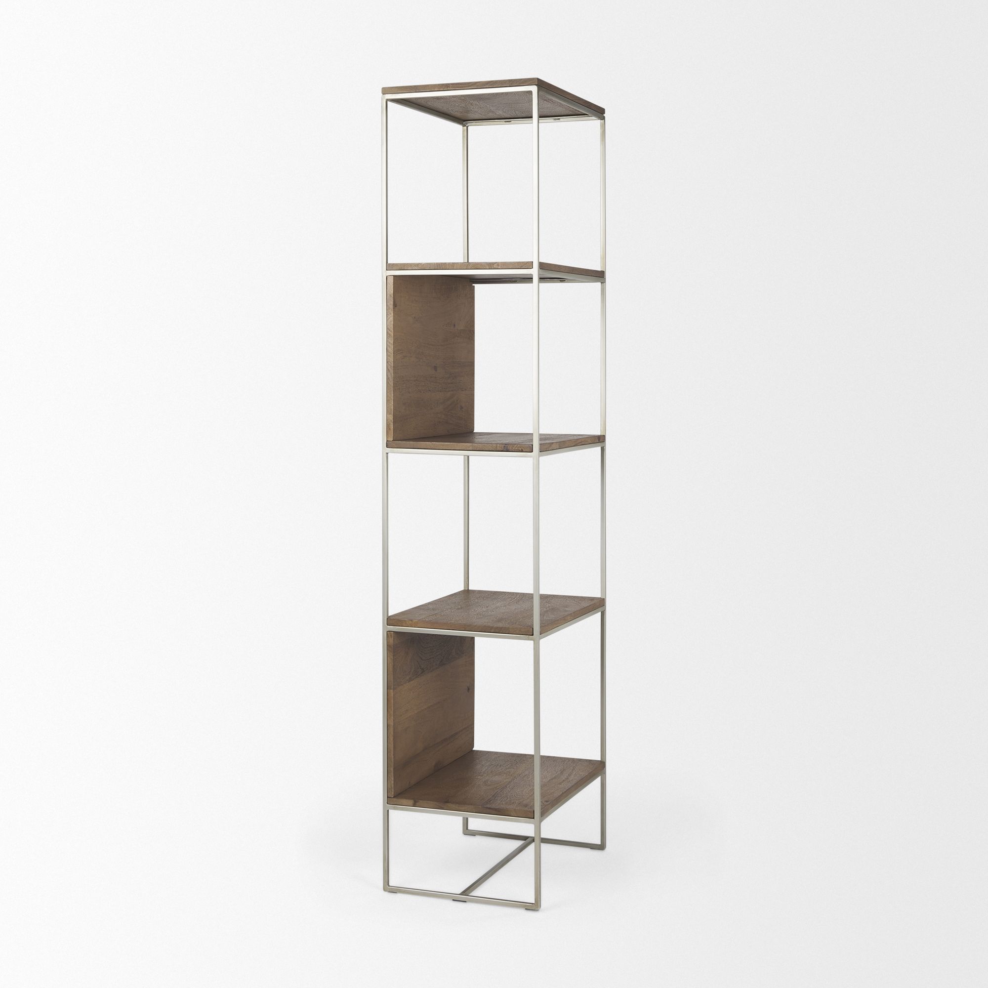 Mercana Morris II Shelving Unit - Brown