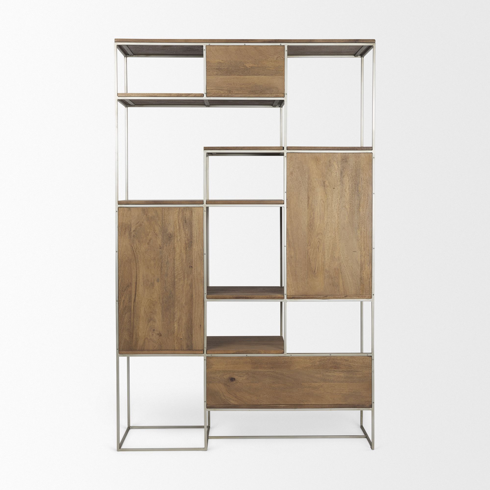 Mercana Morris III Shelving Unit - Brown