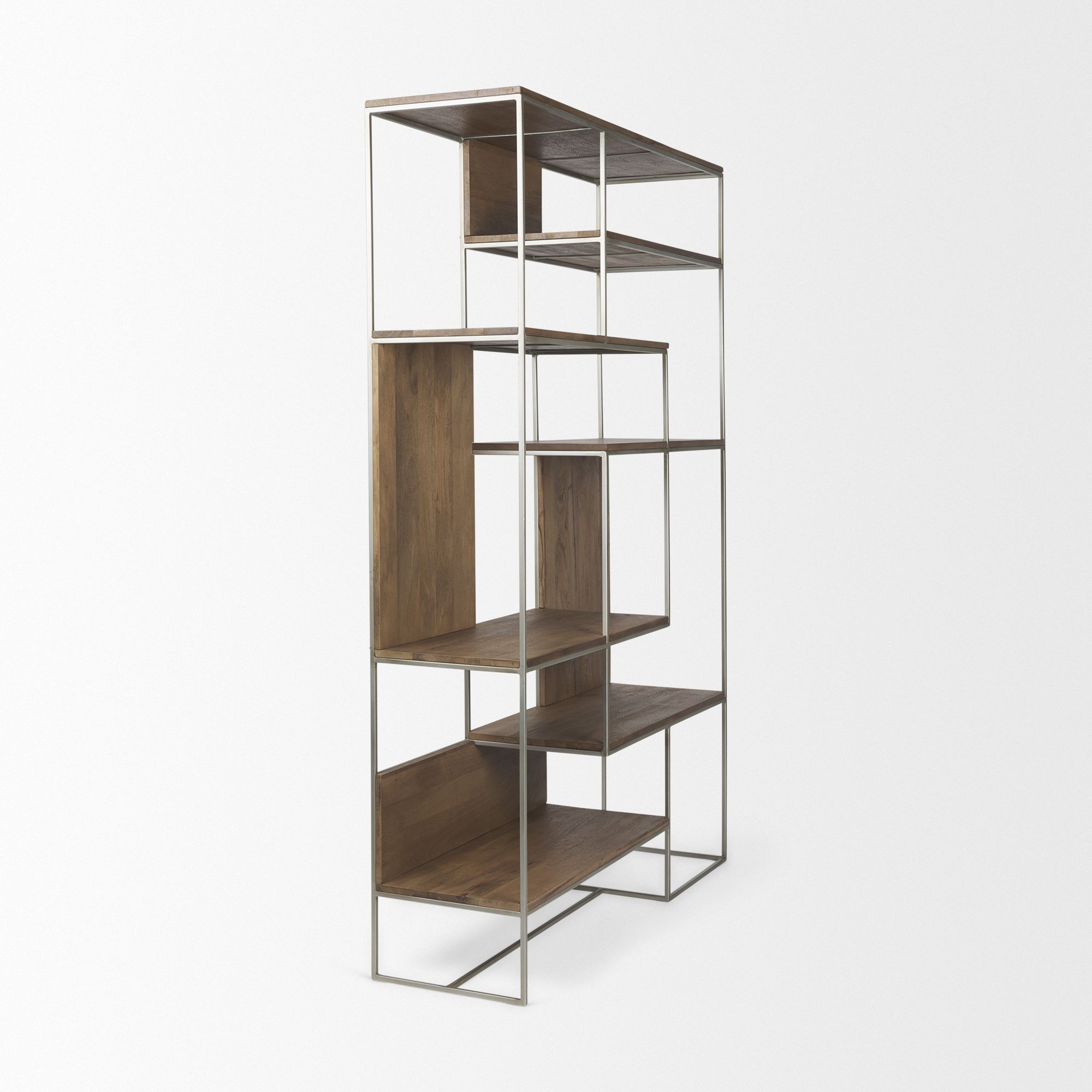 Mercana Morris III Shelving Unit - Brown