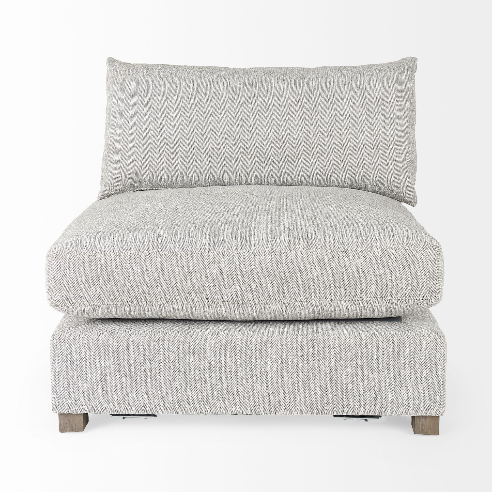 Mercana Valence Armless Sectional Elements - Light Gray