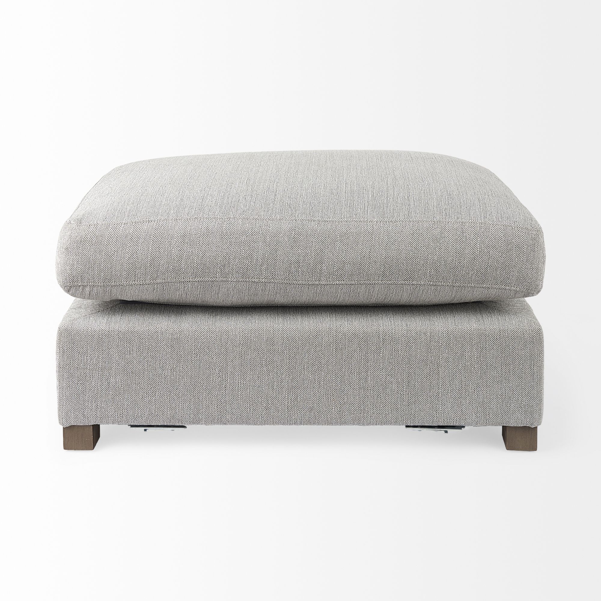 Mercana Valence Small Ottoman Sectional Elements - Light Gray