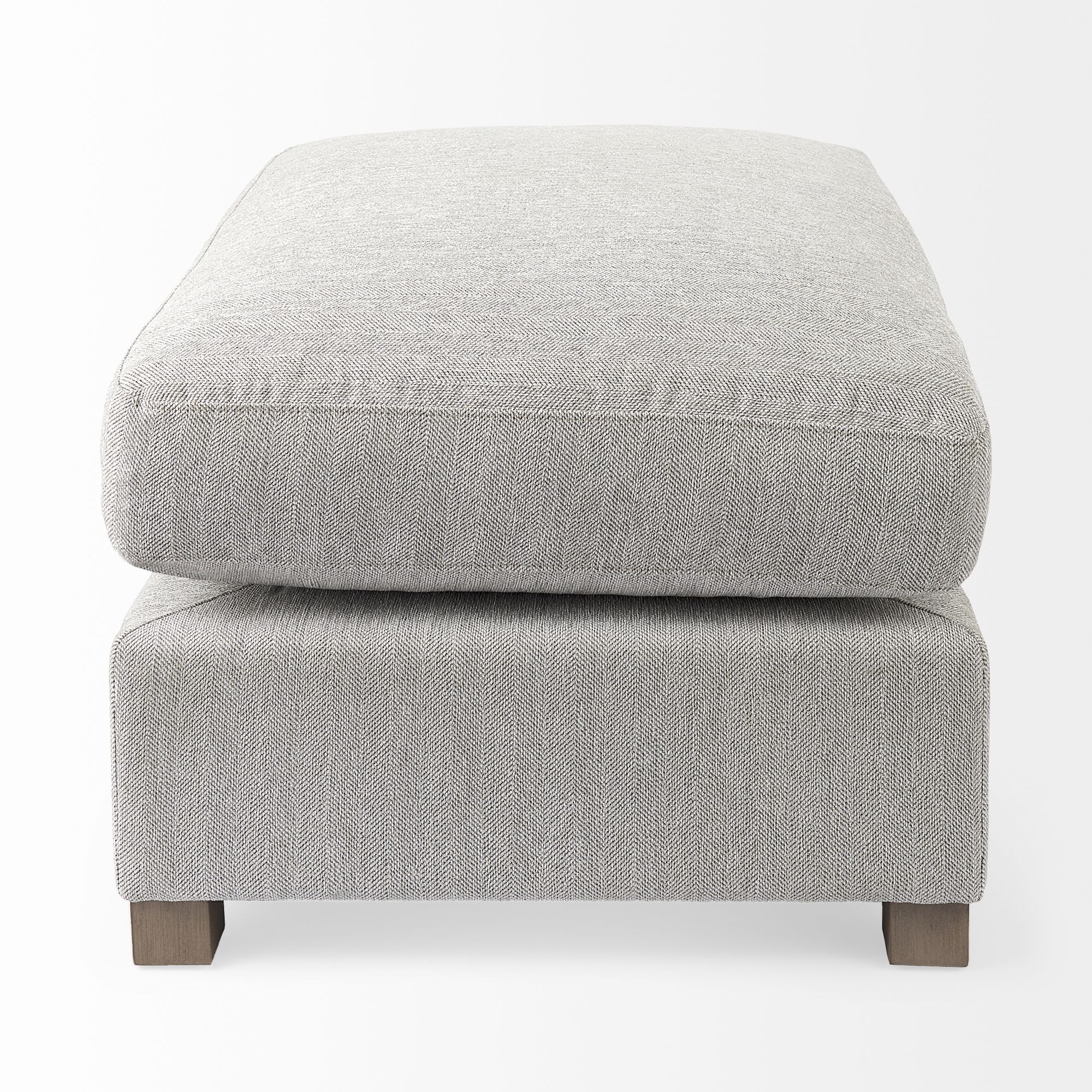 Mercana Valence Small Ottoman Sectional Elements - Light Gray