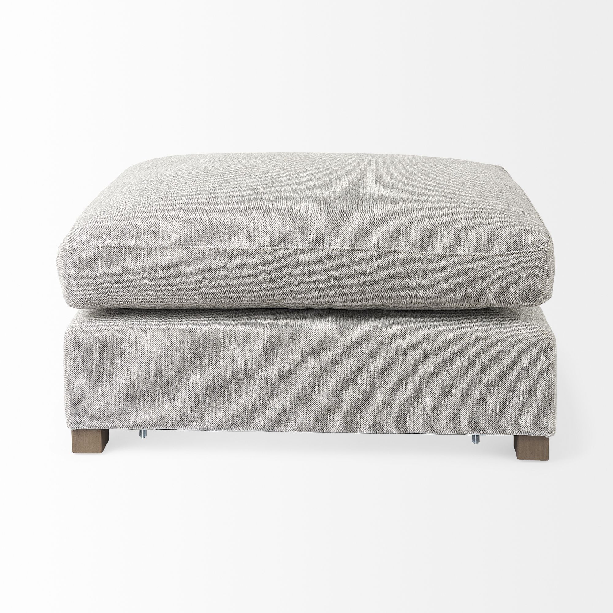 Mercana Valence Small Ottoman Sectional Elements - Light Gray