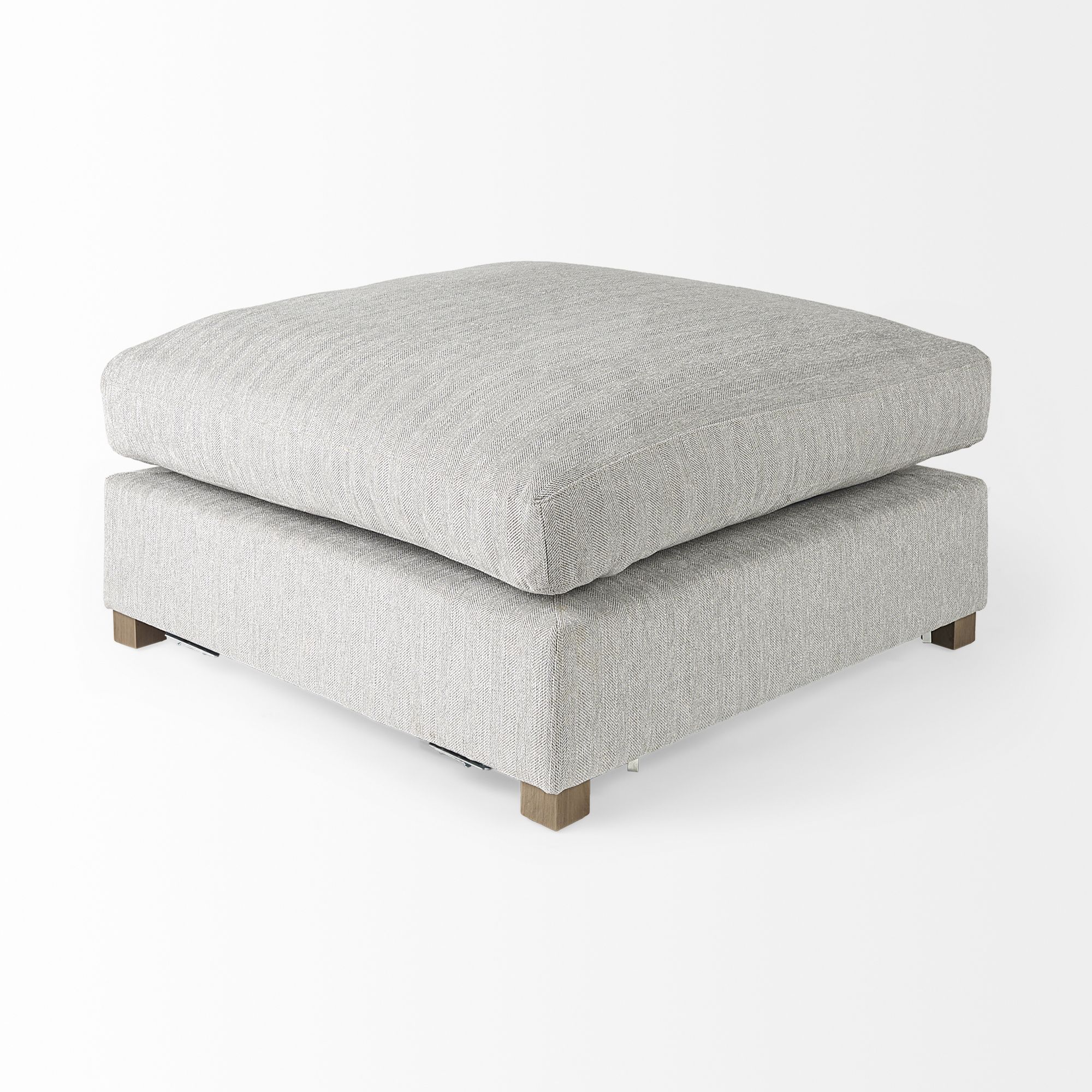 Mercana Valence Large Ottoman Sectional Elements - Light Gray