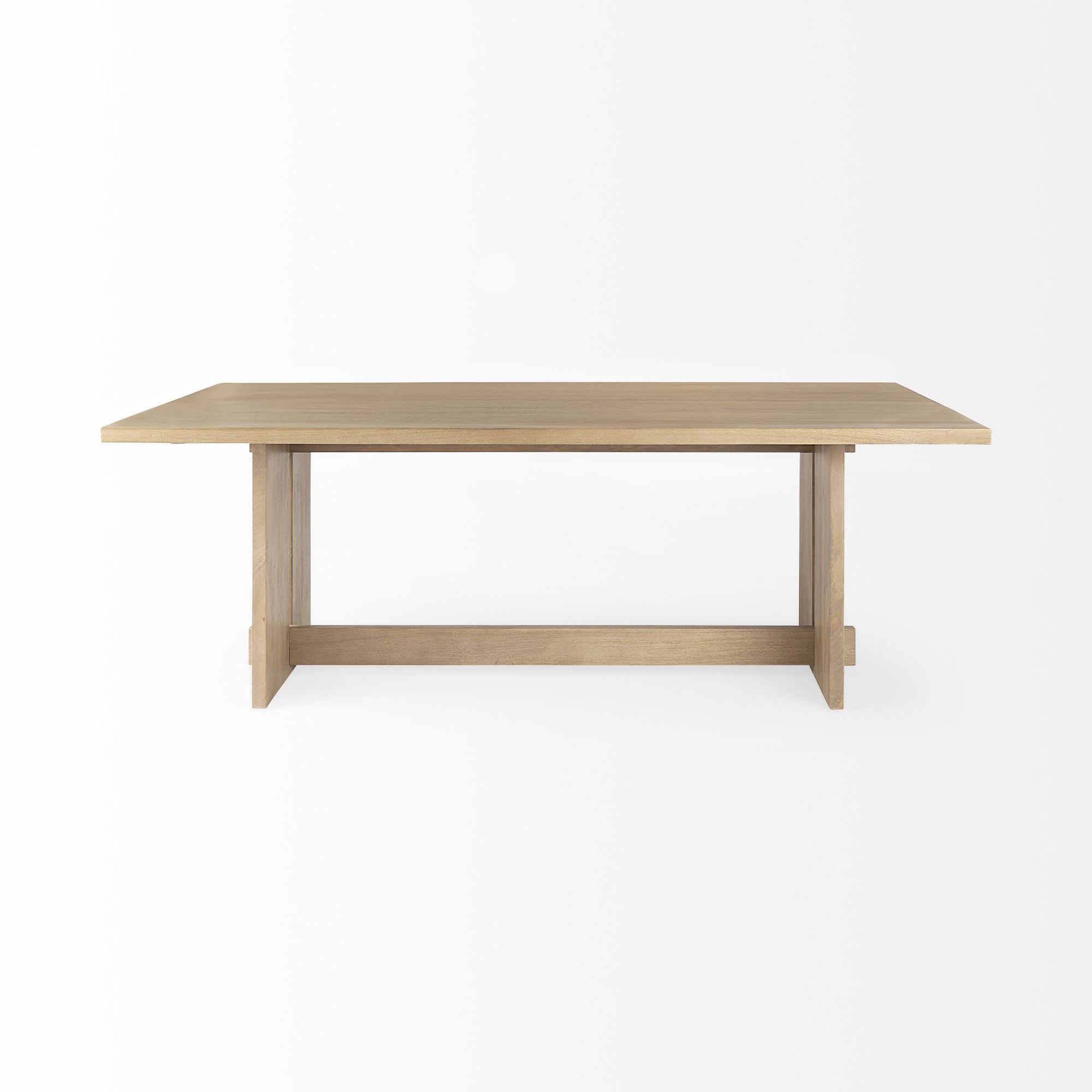 Mercana Aida Dining Table - Light Brown, Wood