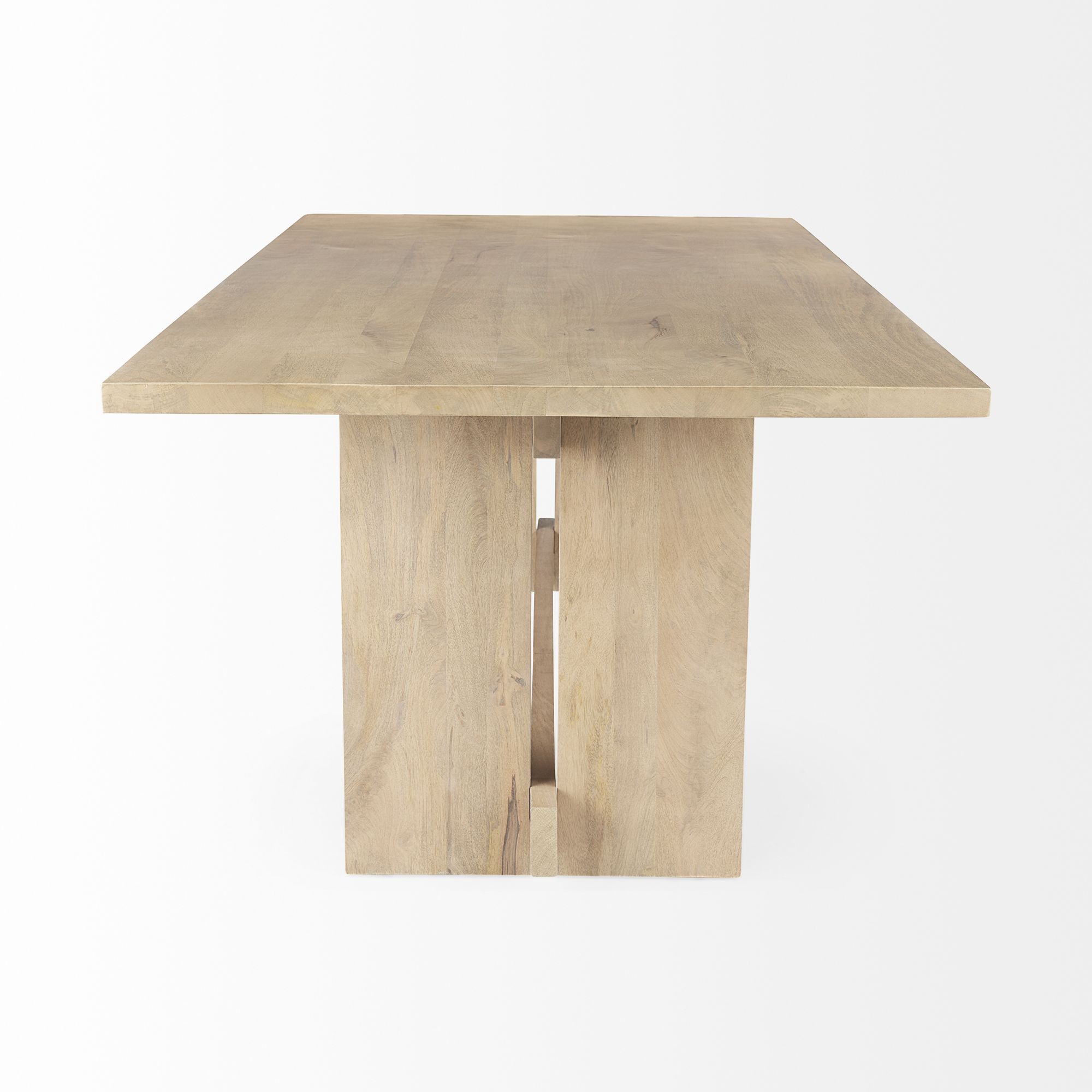 Mercana Aida Dining Table - Light Brown, Wood