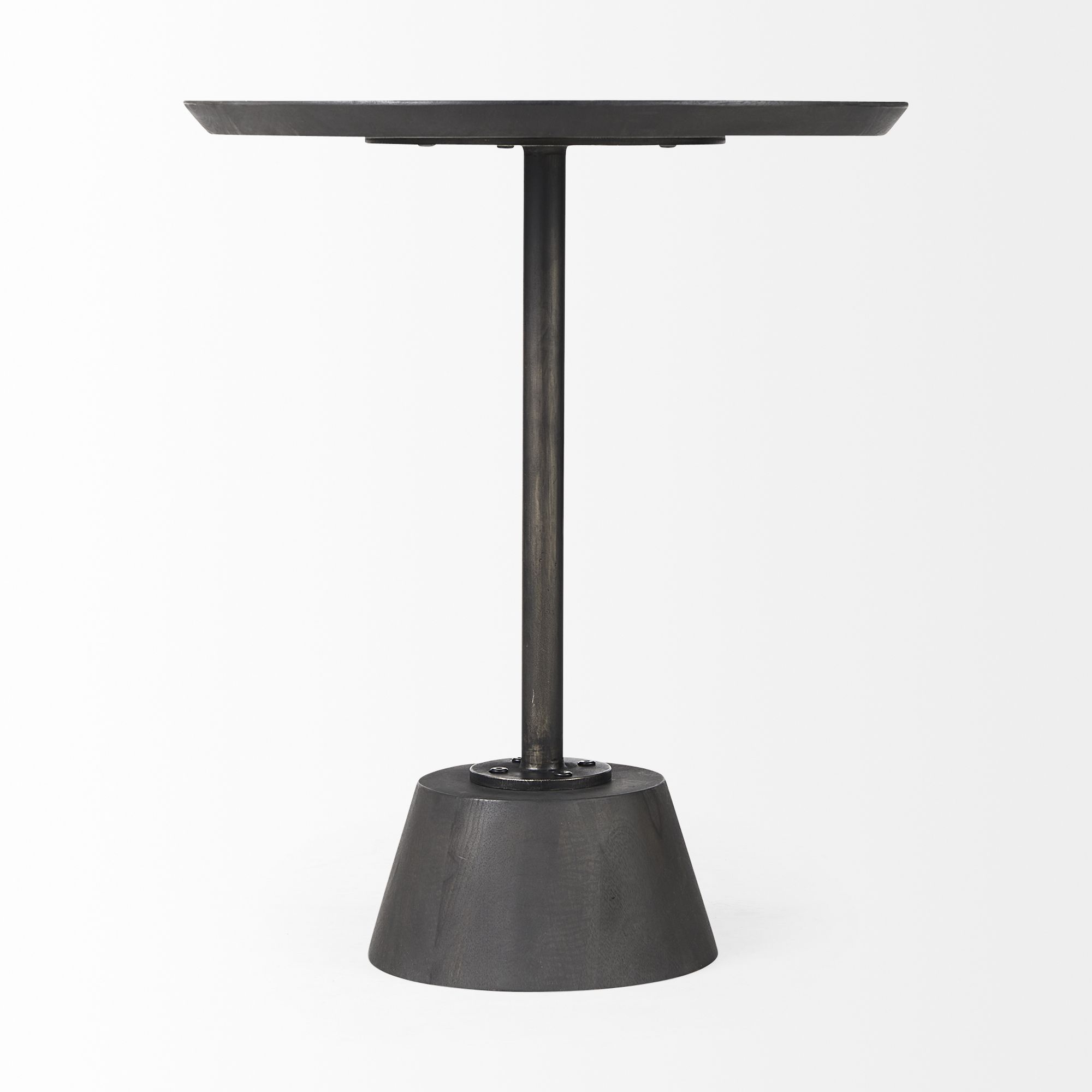 Mercana Maxwell Round End Table - Black