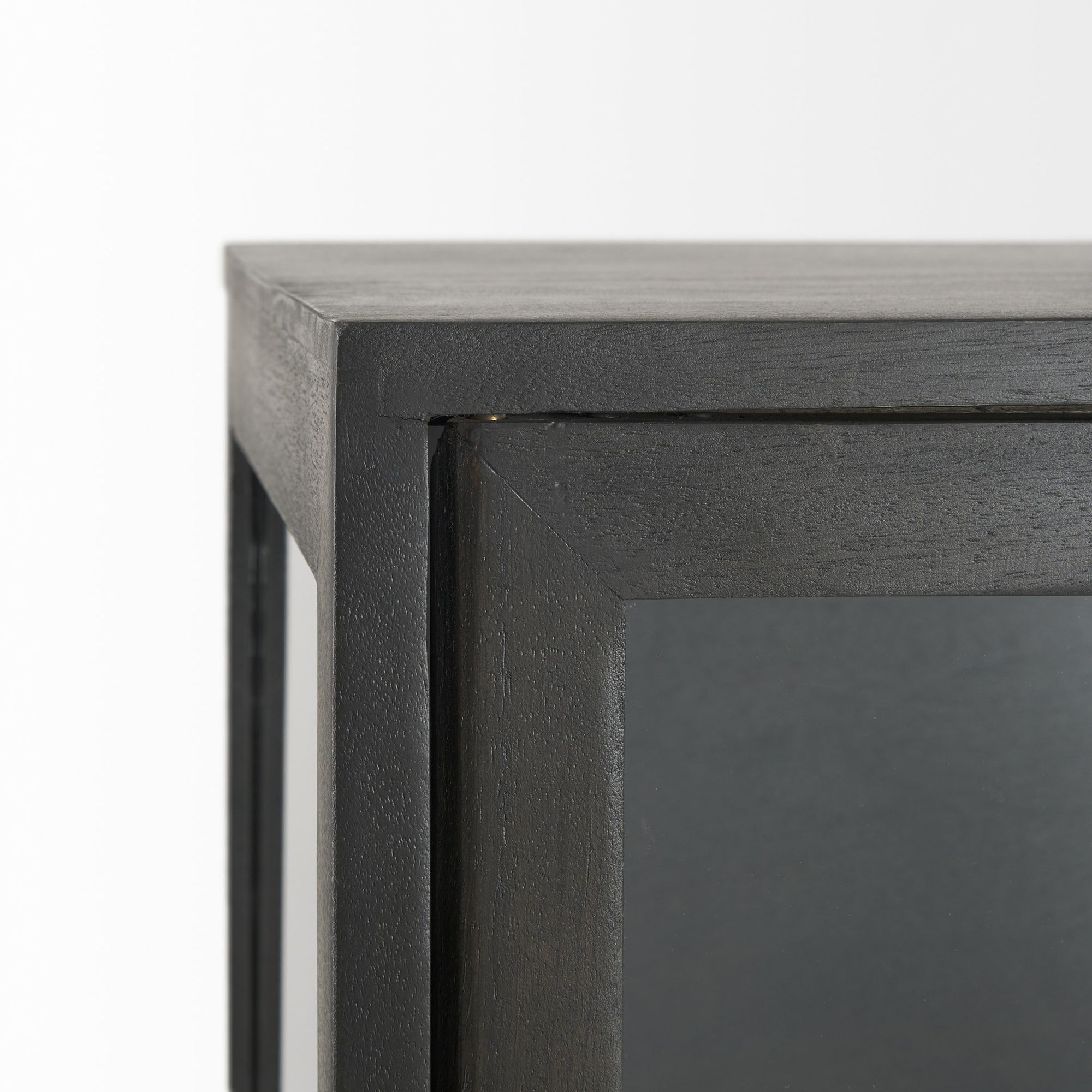 Mercana Arelius Cabinet with Black Metal Base - Black