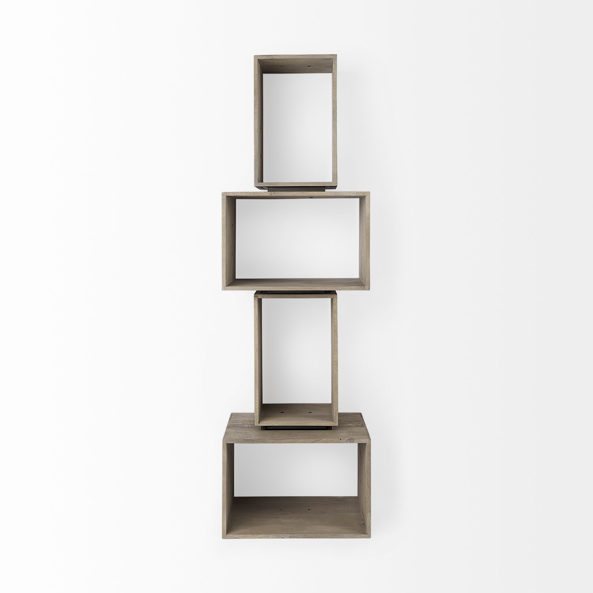 Mercana Simul Shelving Unit (Set of 2) - Light Brown