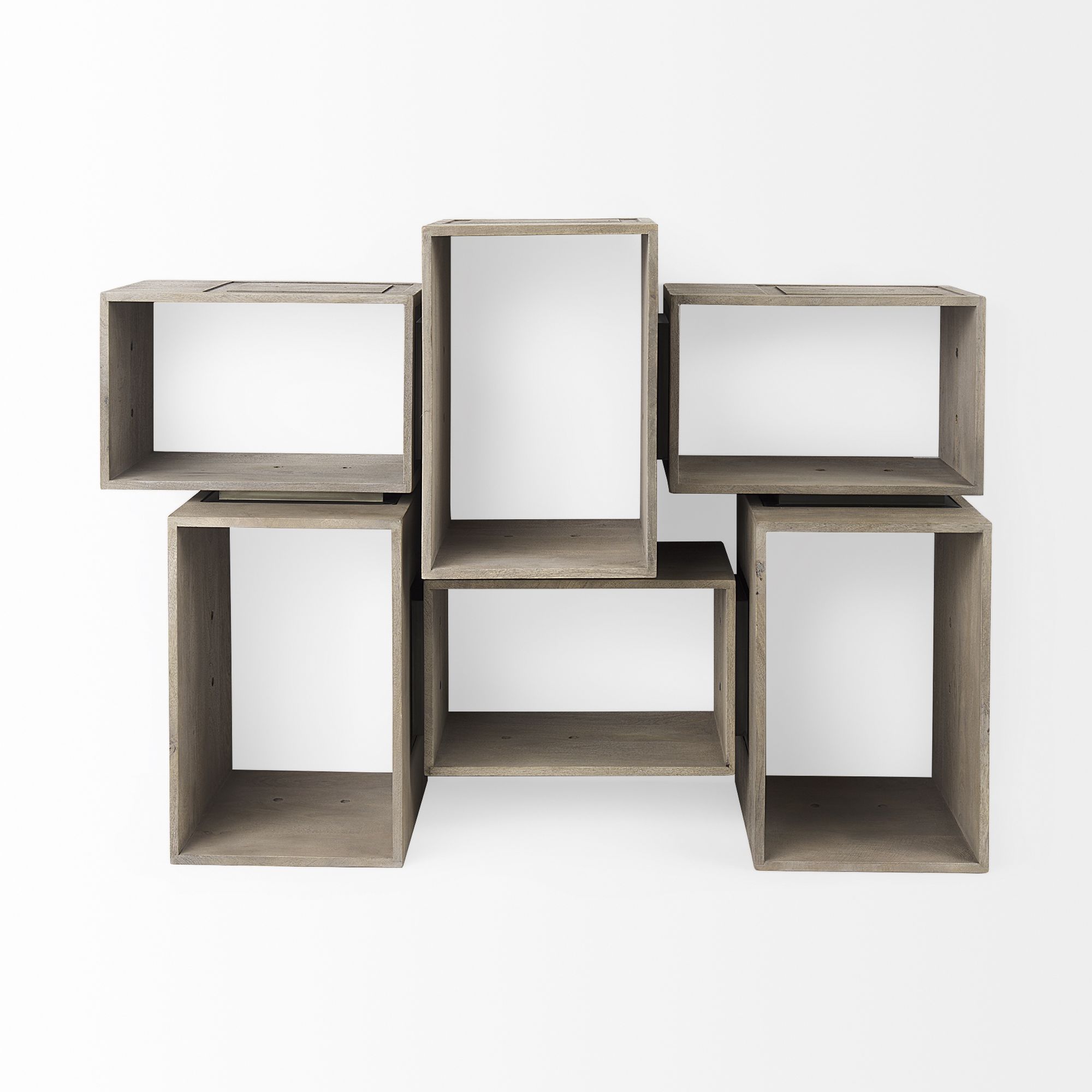 Mercana Simul Shelving Unit (Set of 2) - Light Brown