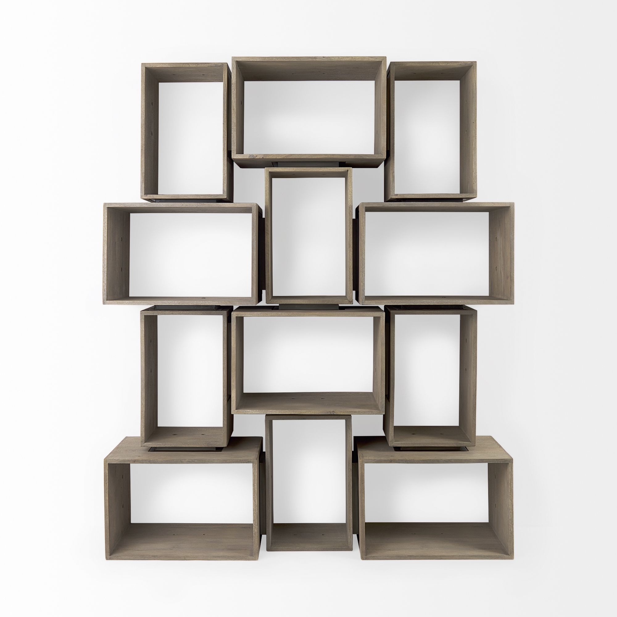 Mercana Simul Shelving Unit (Set of 2) - Light Brown