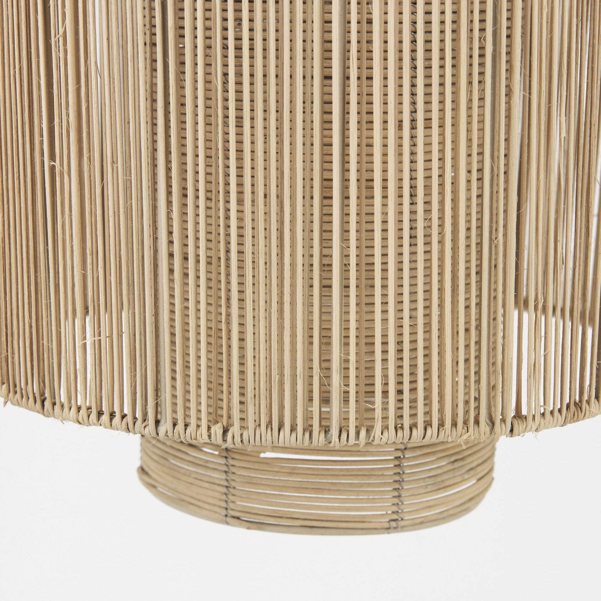 Mercana - Aviario Natural Cane Cylindrical Pendant Light