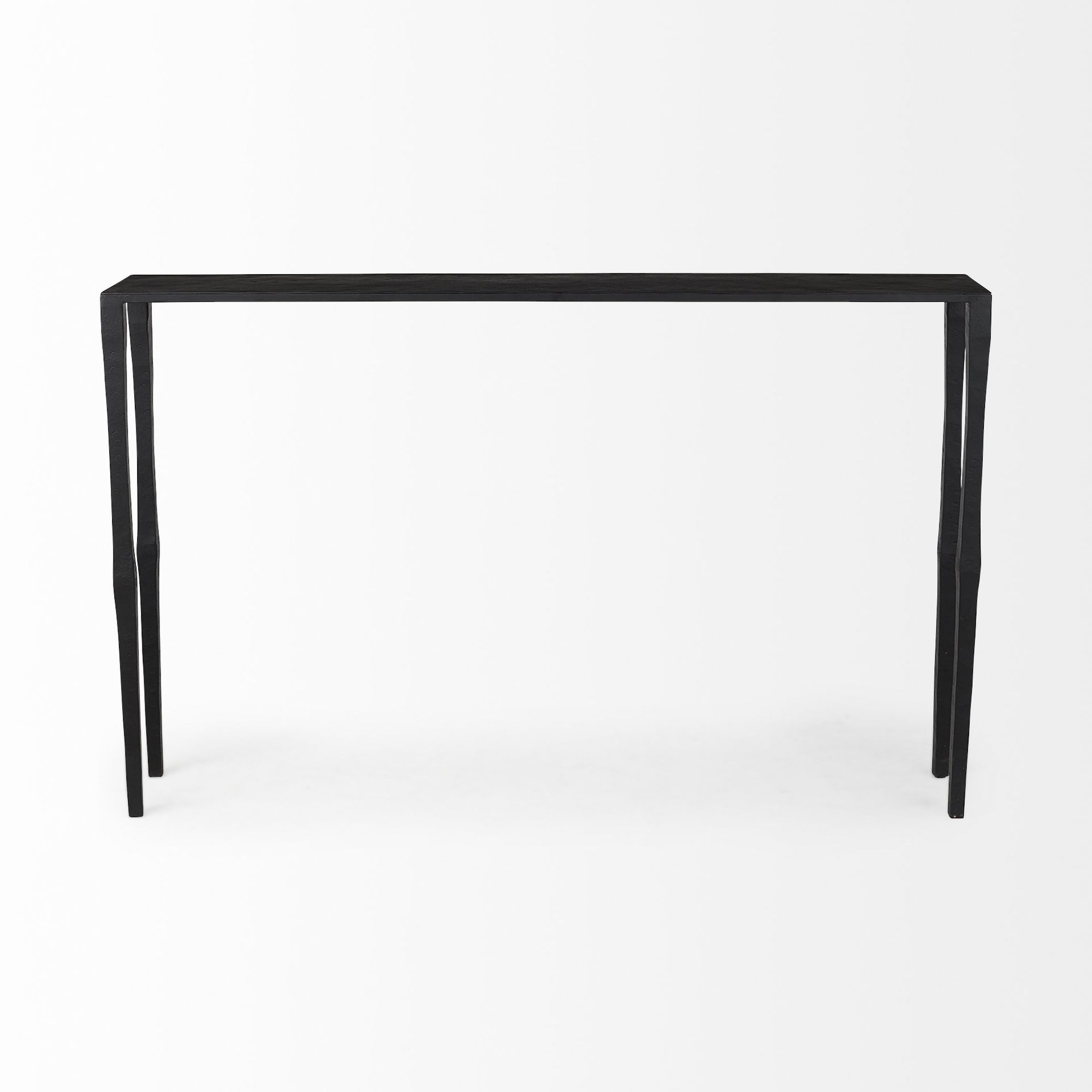 Mercana - Timothy Ebony Black Iron Console Table