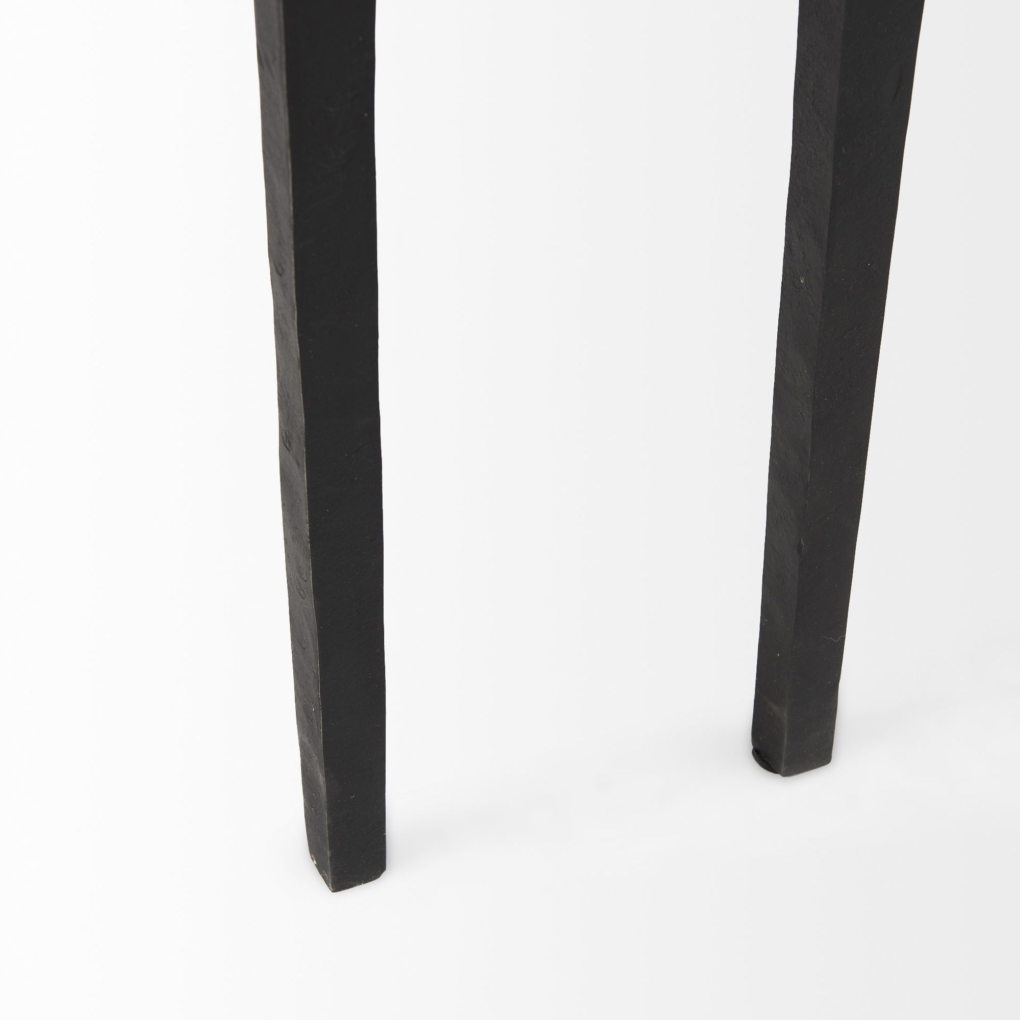 Mercana - Timothy Ebony Black Iron Console Table