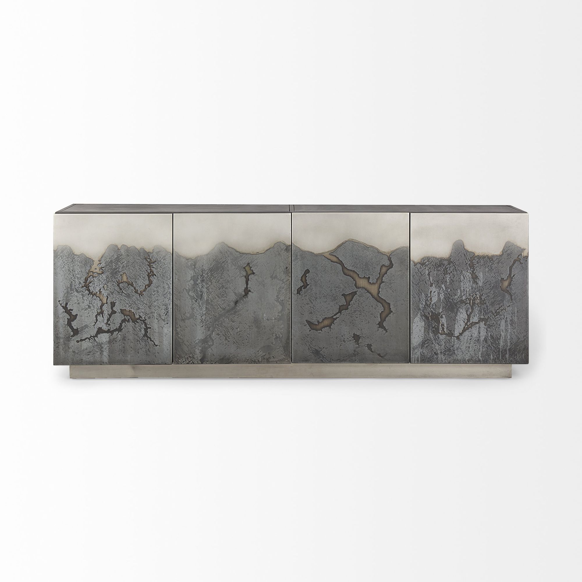 Mercana Roxdale Sideboard - Acid Wash, Metal