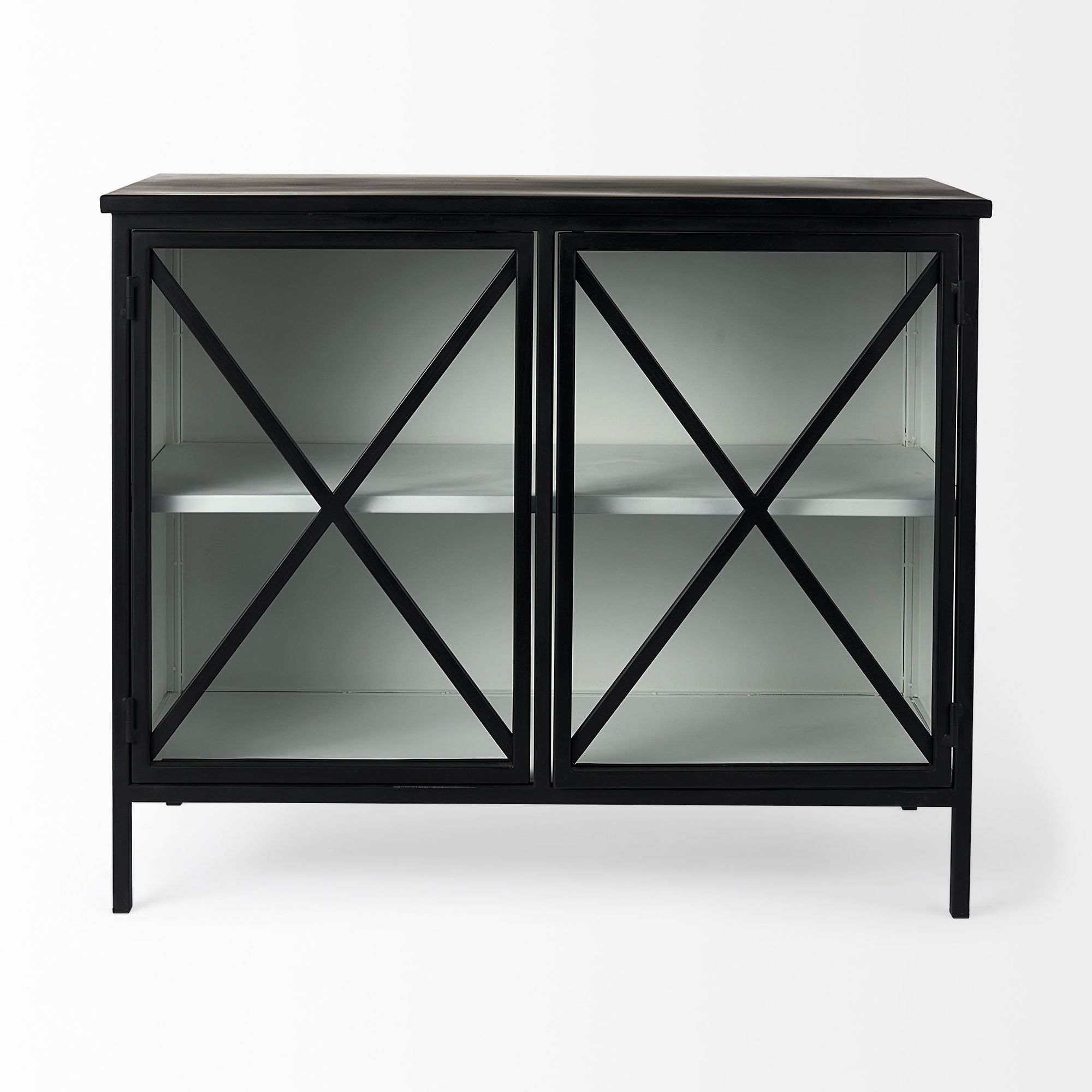 Mercana - Aurelia Two Door Glass Cabinet