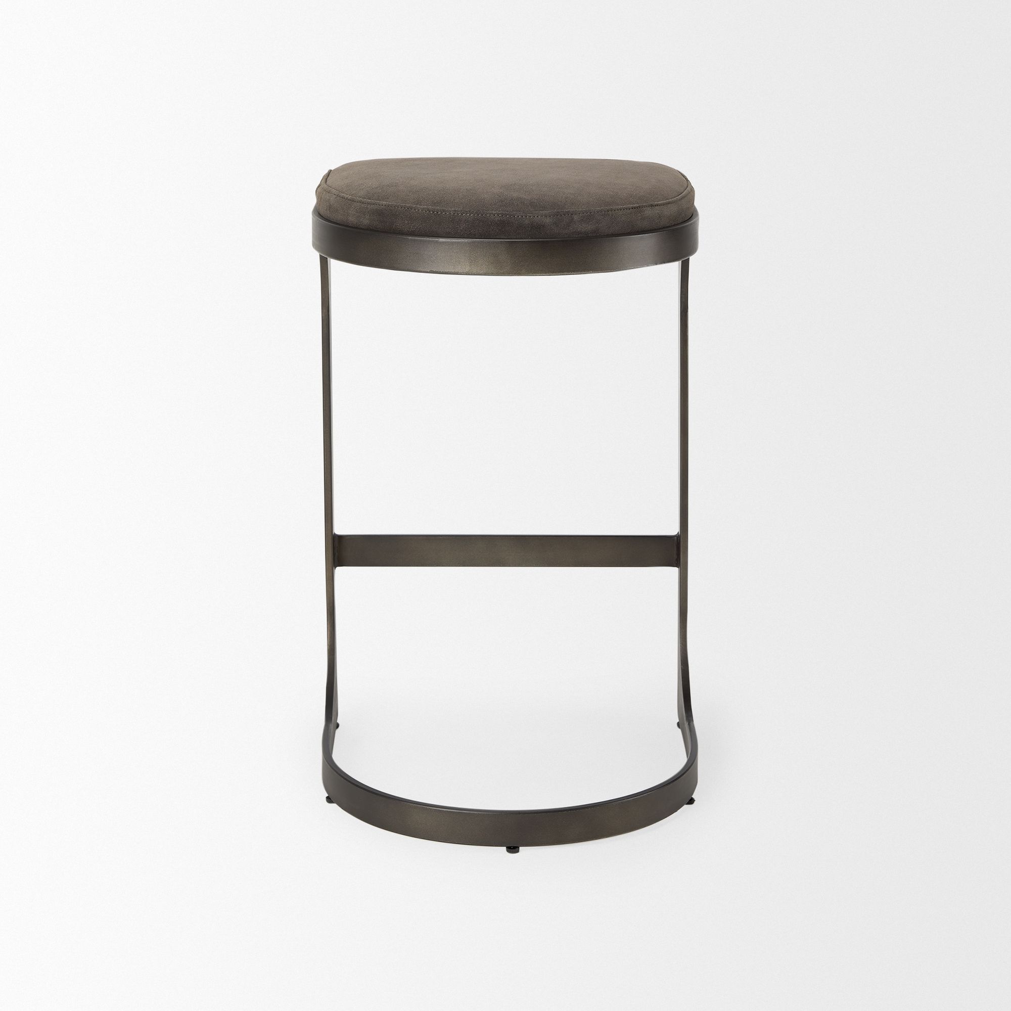 Mercana Tyson 28" Counter Stool - Brown/Gray