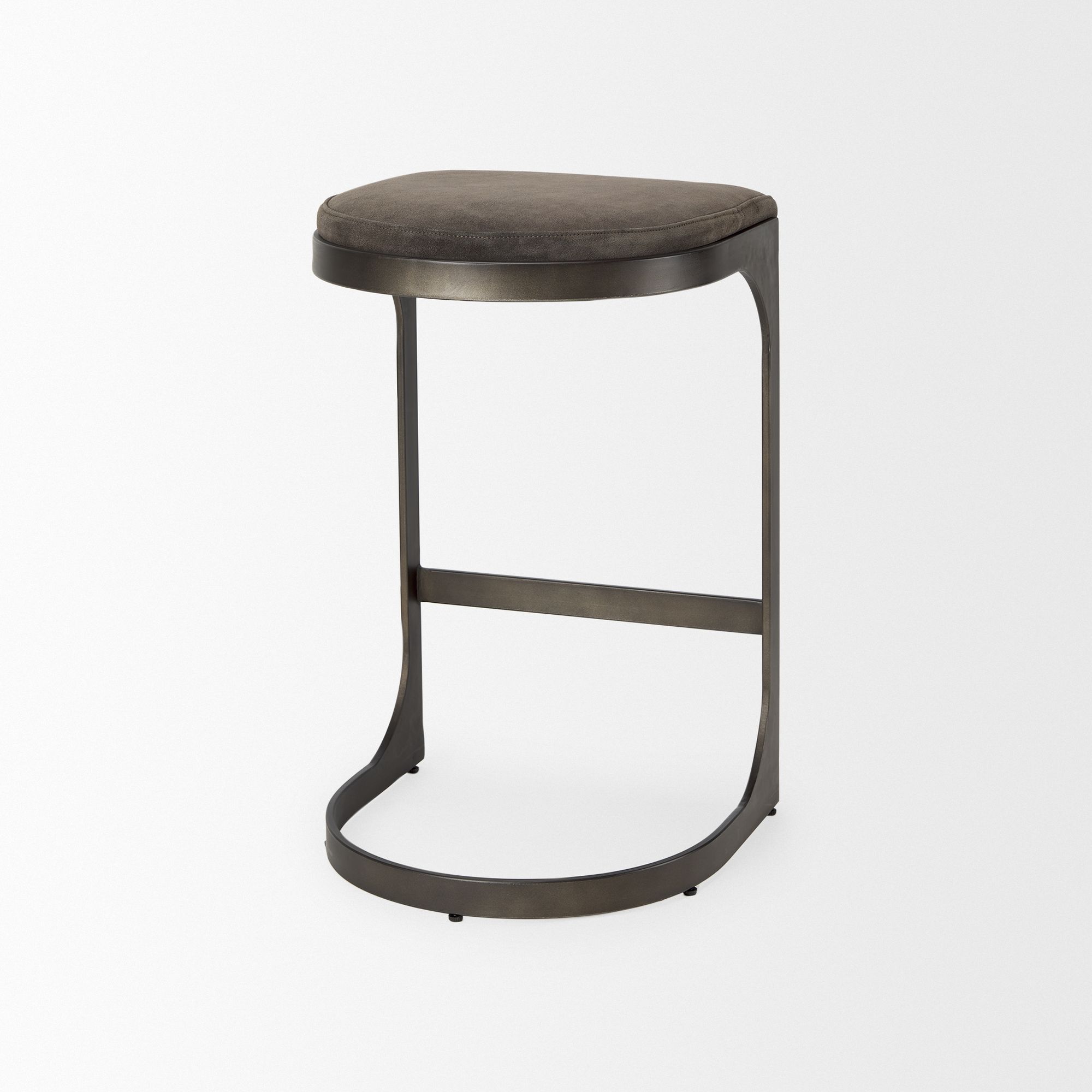 Mercana Tyson 28" Counter Stool - Brown/Gray