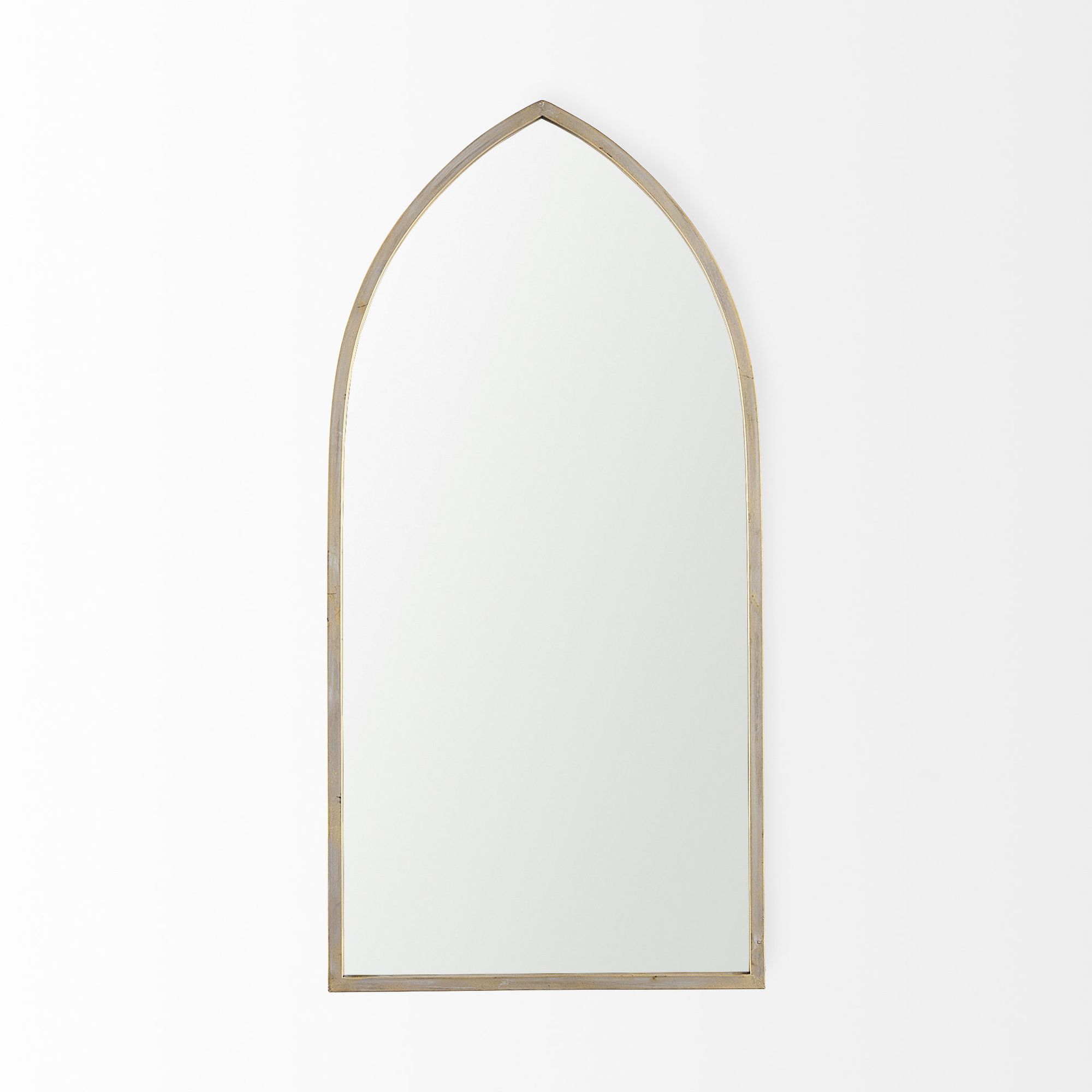 Mercana Giovanna Pointed Arch Vanity Mirror - Gold