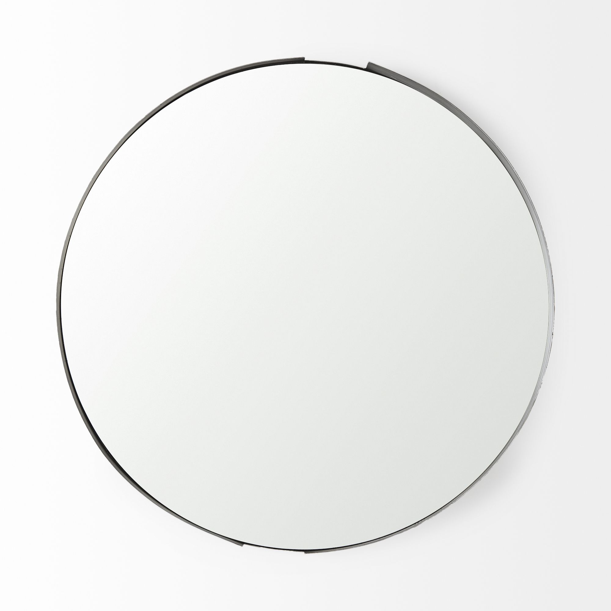 Mercana Adrianna 24.4" Round Mirror - Black